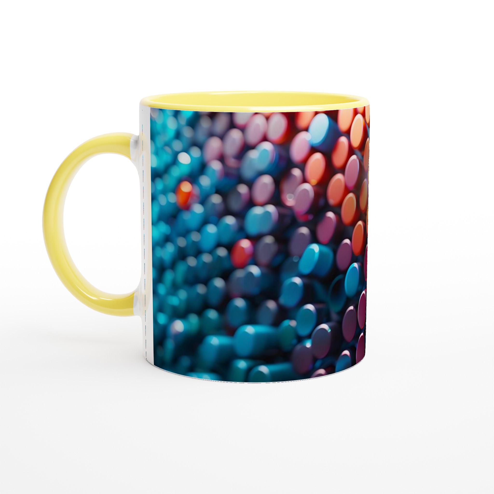 Abstrakt Pop Art Keramikmugg – 11 oz i Livfulla Färger för Din Dagliga Kaffestund 3 553b2aa5-0468-478b-8025-445cc6a0643d