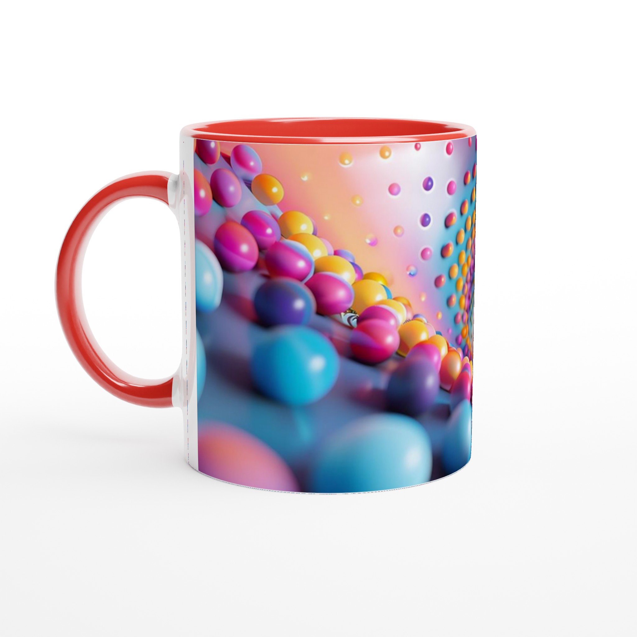 Färgglad 11oz Keramisk Mugg – Hypnotisk Design i Vibranta Nyanser 5 5545266c-268e-4107-8492-d062db6e8593