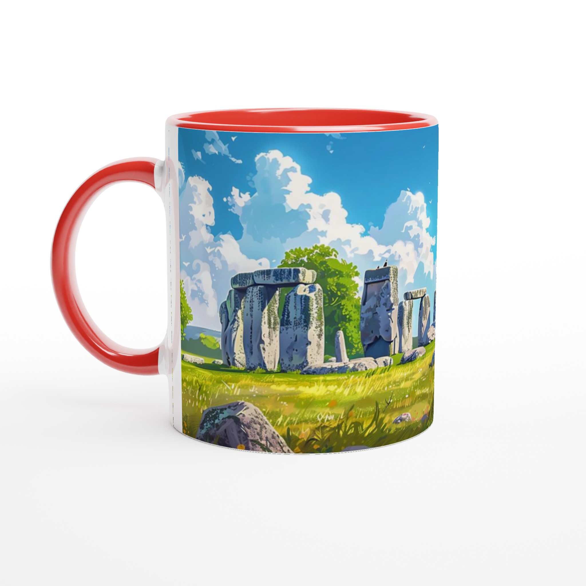 Historisk Stonehenge Keramikmugg – Din Kaffepaus till En Forntida Värld, Välj Färg! 5 5557a829-0787-4130-933a-685208803741