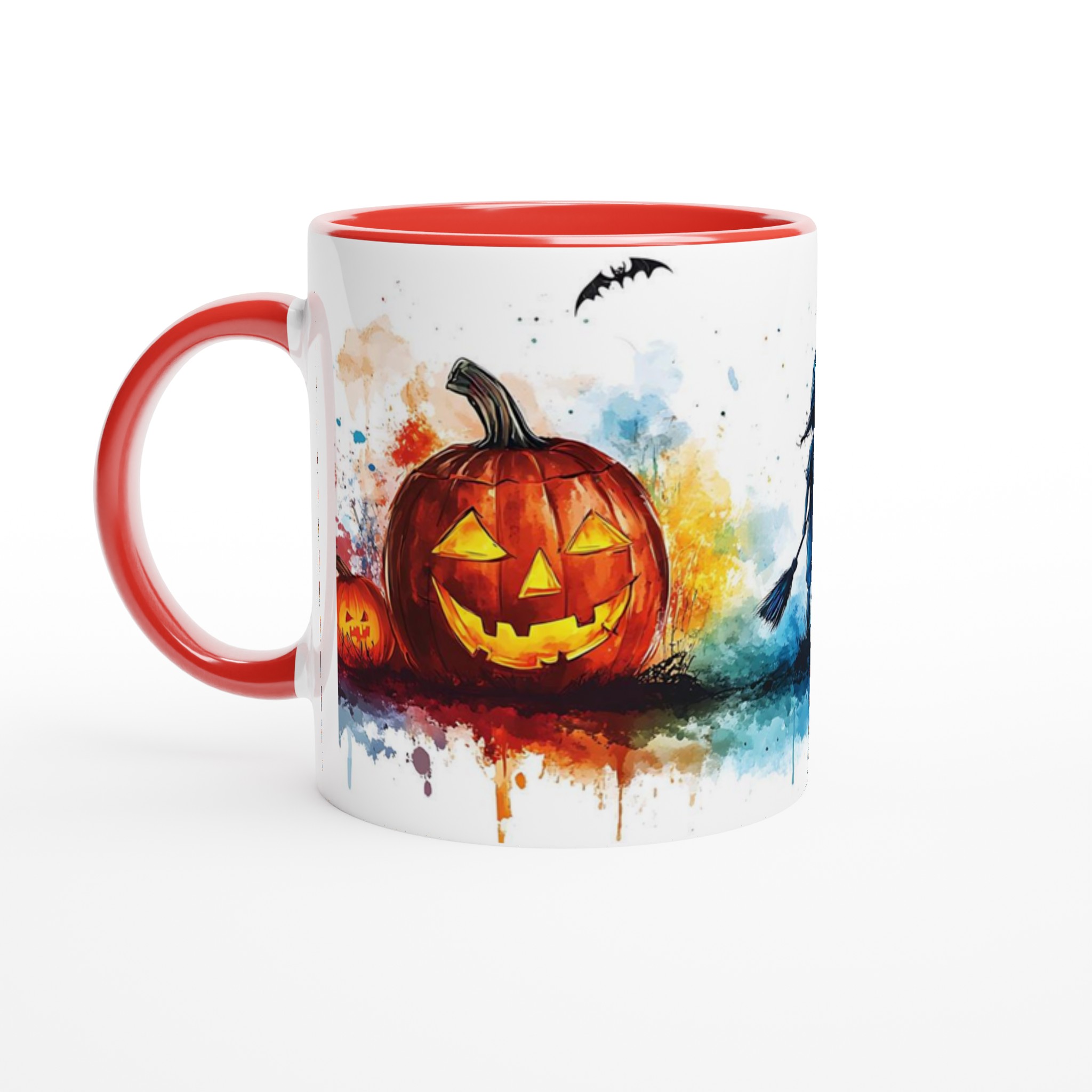 Spöklik Halloween Akvarell Mugg - Skrämmande Charm & Livfull Design, Välj din Favoritfärg! 5 55968de4-7907-4c20-9f4f-34bb2a0ff2a3