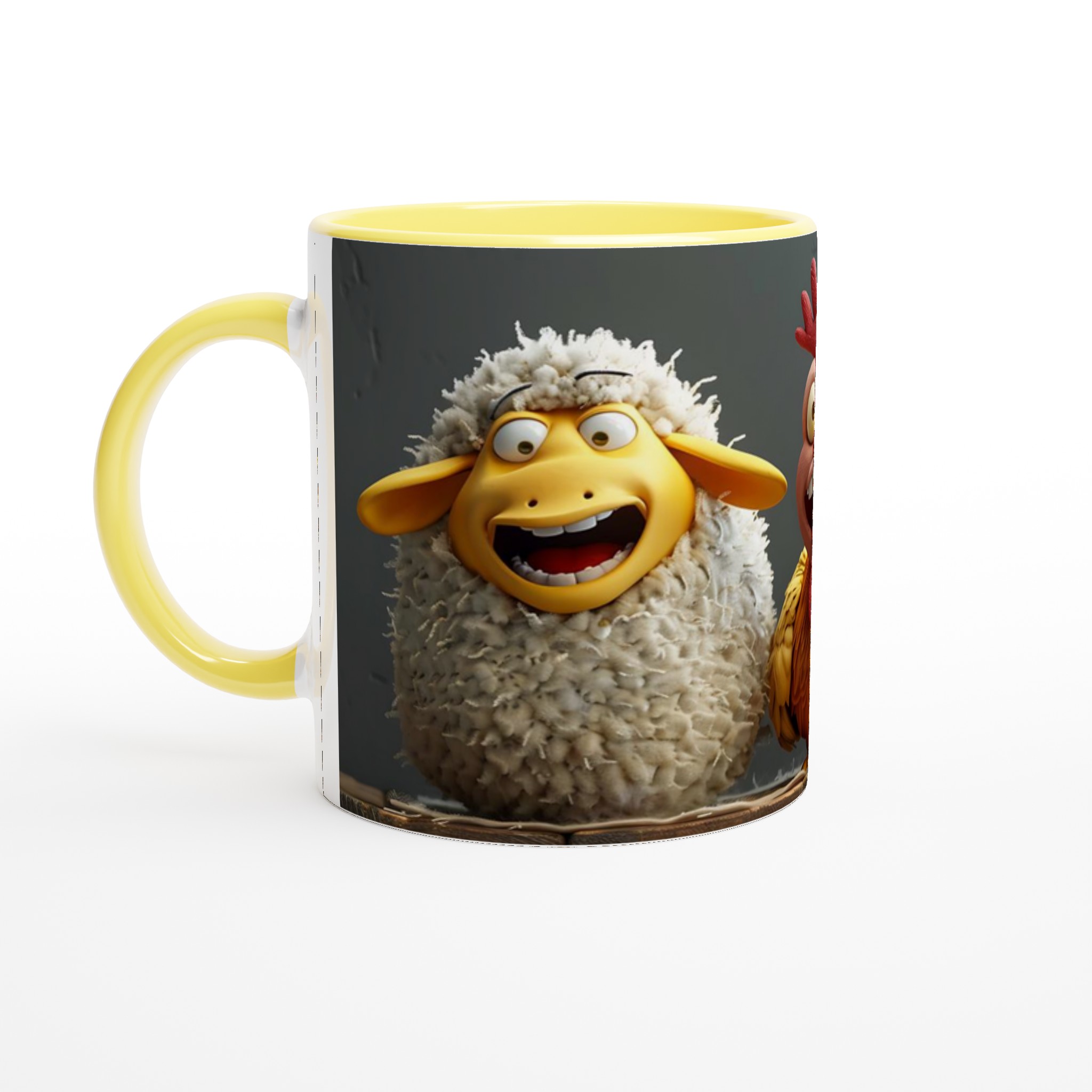 Humoristiska Bondgårdsdjur Mugg – 11oz Keramikmugg i ditt val av 7 Livfulla Färger 3 55b52d41-6083-4364-b4f7-63a10540d372