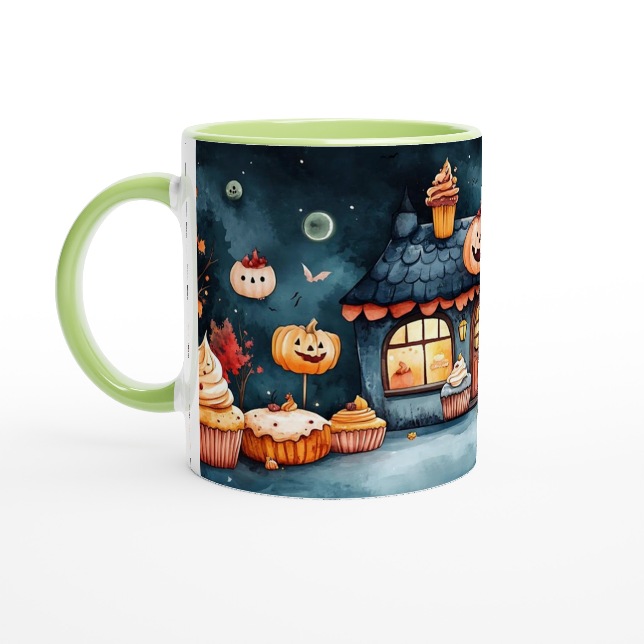 Mysig Halloween-mugg: Pumpa & Cupcakes – Välj din färg! 7 55b6cfa5-2401-451e-b669-b1632b064416