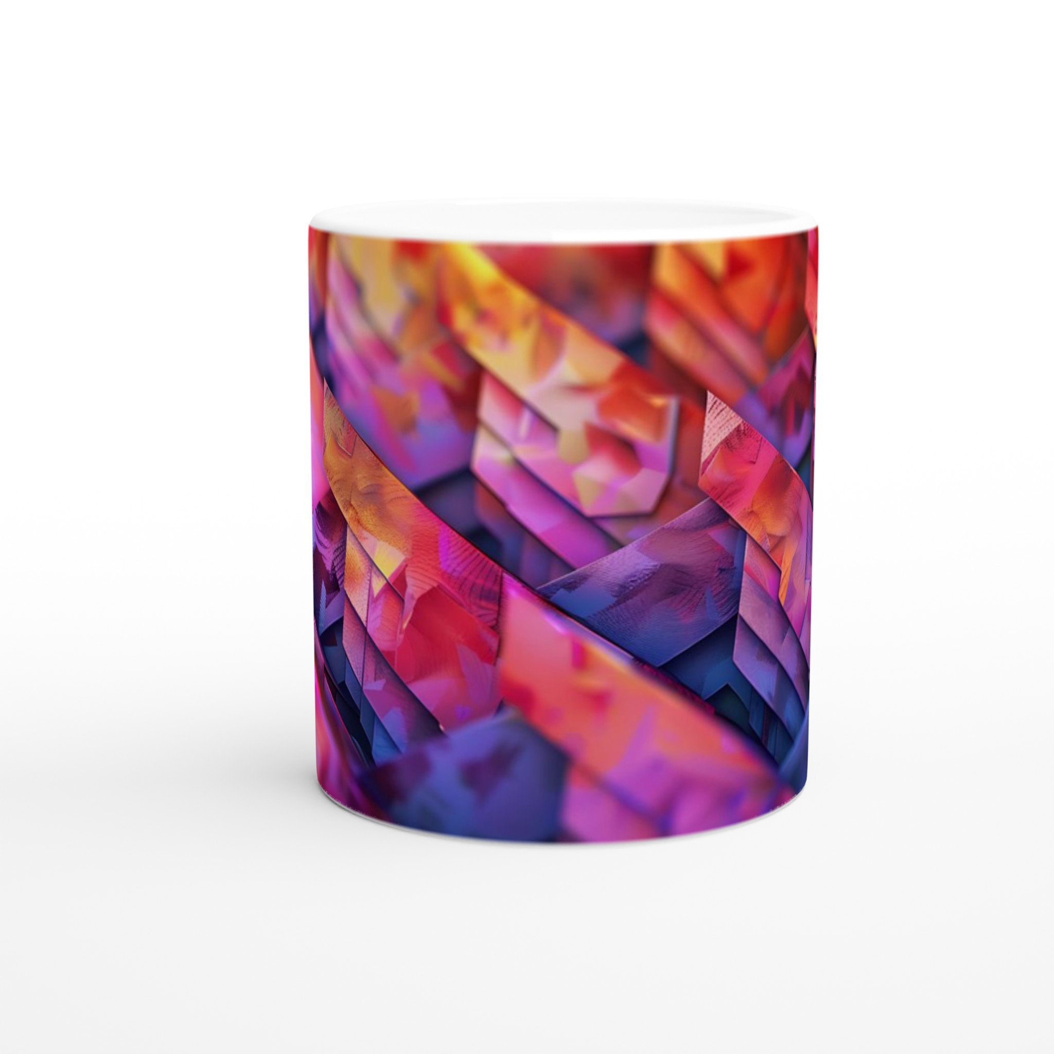 Abstrakt Mosaik Keramisk Mugg – Konstfull Design i Väljbara Färger, 11oz 8 55d1be81-c80f-449d-a7be-bb7c2203b119