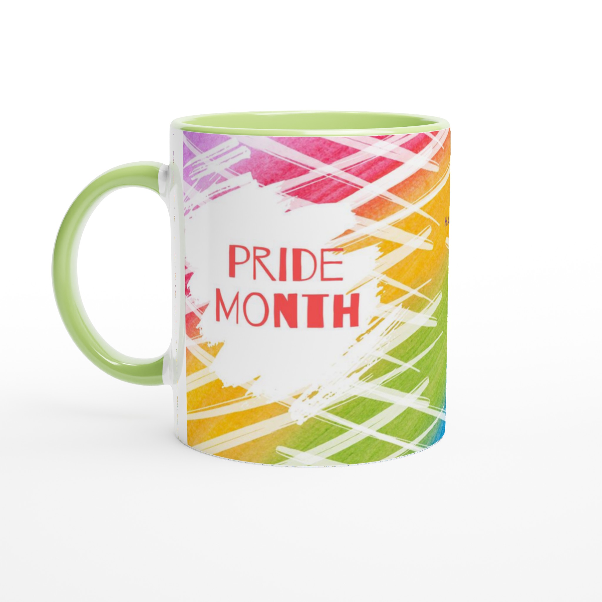 Vit 11oz keramisk mugg – fira Pride Month med färgstark stil i sju keramiska nyanser 7 55d5838e-5290-48e8-8853-44c213d81fcc