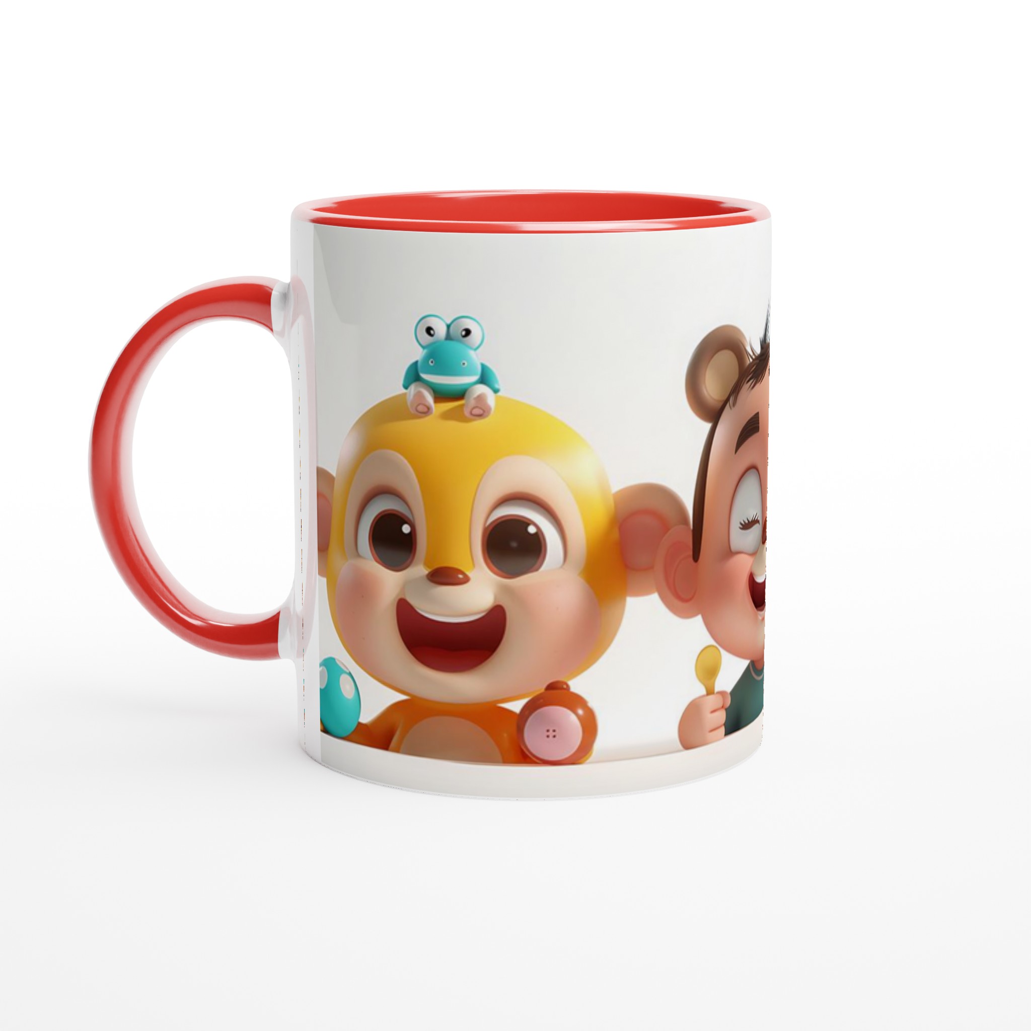 Lekfulla Vänner Barndesigns Mugg – 11oz Keramikmugg i ditt val av 7 glada färger! 5 5602800f-b090-4a65-a224-653d8645dcb0