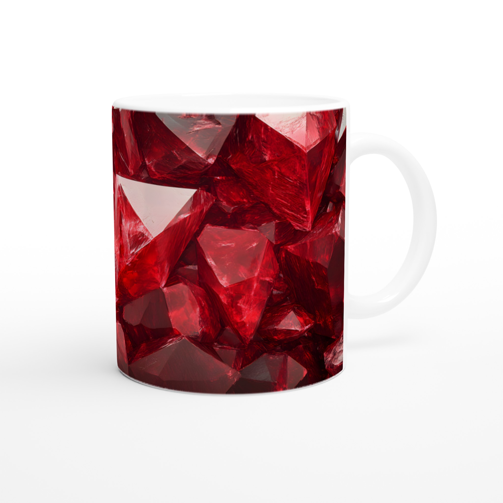 Rubinröd Kristallmugg – 11 oz Keramikmugg i Sju Strålande Färger för Kaffe & Te 9 565d05fd-89ad-4ea2-8aeb-cdbeafa9bf33