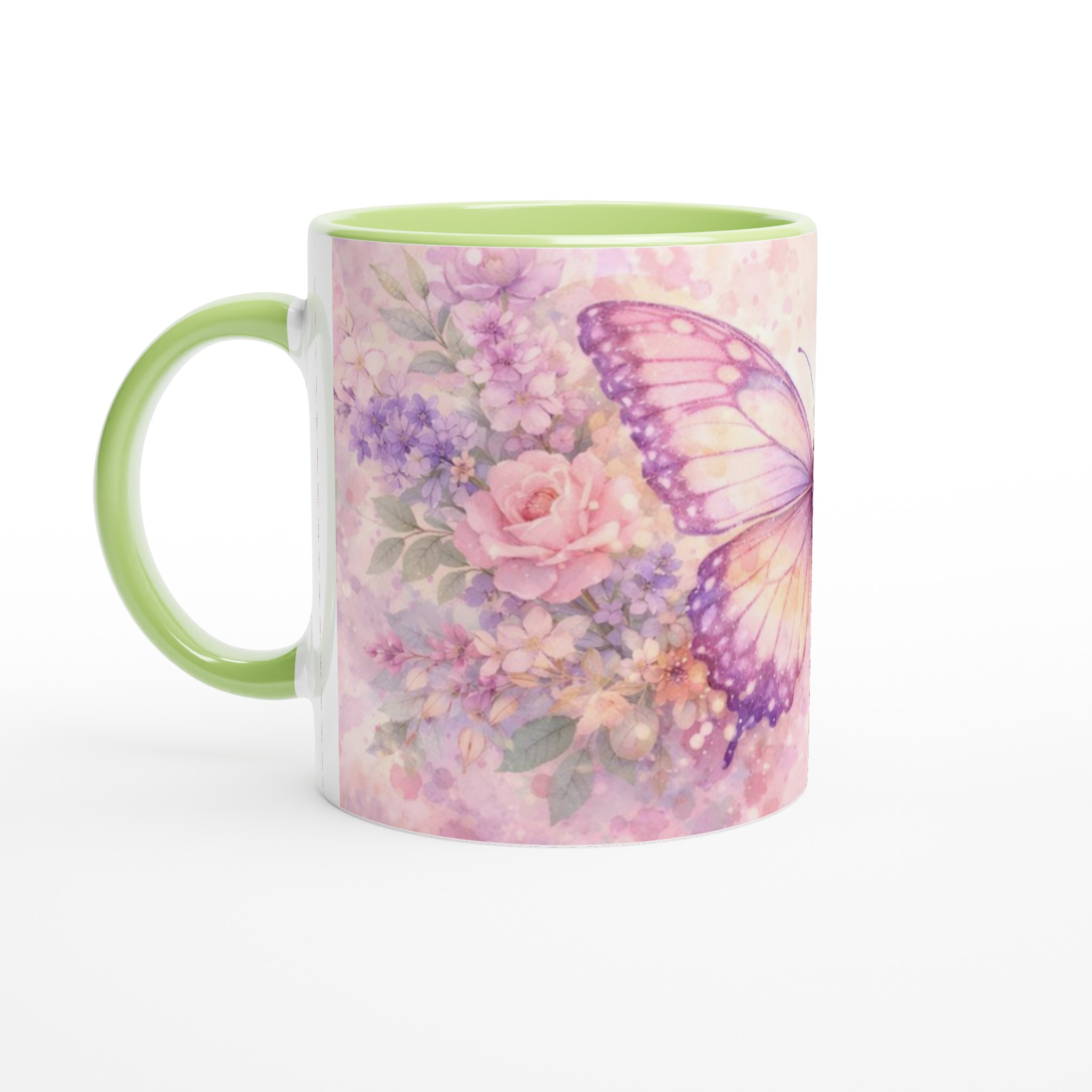 Elegant 11oz Ceramic Mug with Soft Pastel Butterfly & Floral Design 7 5694fd16-a024-42c4-8e3b-f4889ede2f62