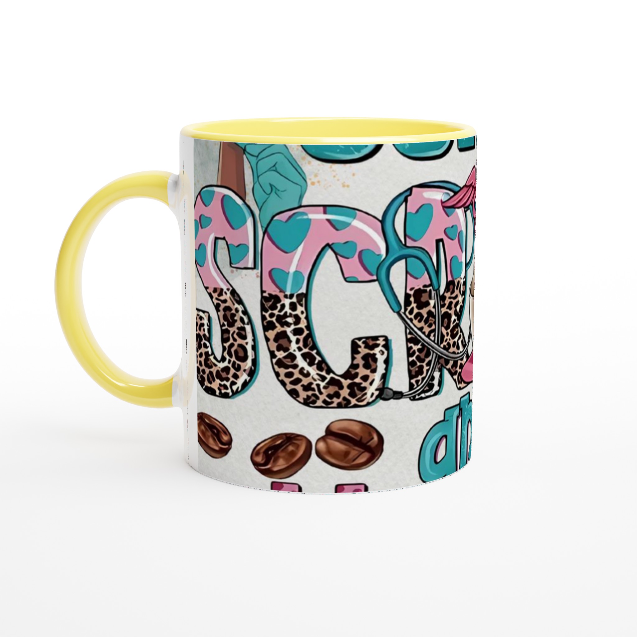 Vit 11oz keramisk mugg med lekfull leopard- och hjärtmönster – välj din perfekta färg 3 56a7d9eb-eead-42b9-ae85-9a19c6fb92dc