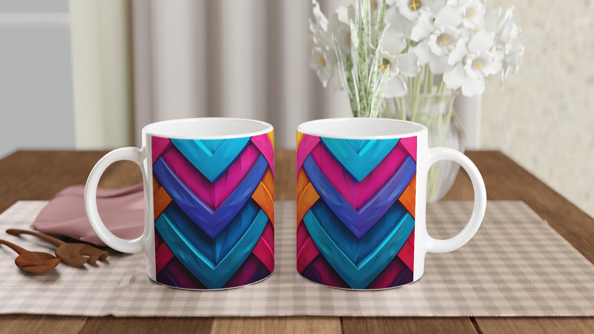 Färgglad 11oz Keramisk Mugg – Ge liv åt din morgon med livfulla färger! 11 56aa64d7-bd22-4980-b973-e306f842a51f