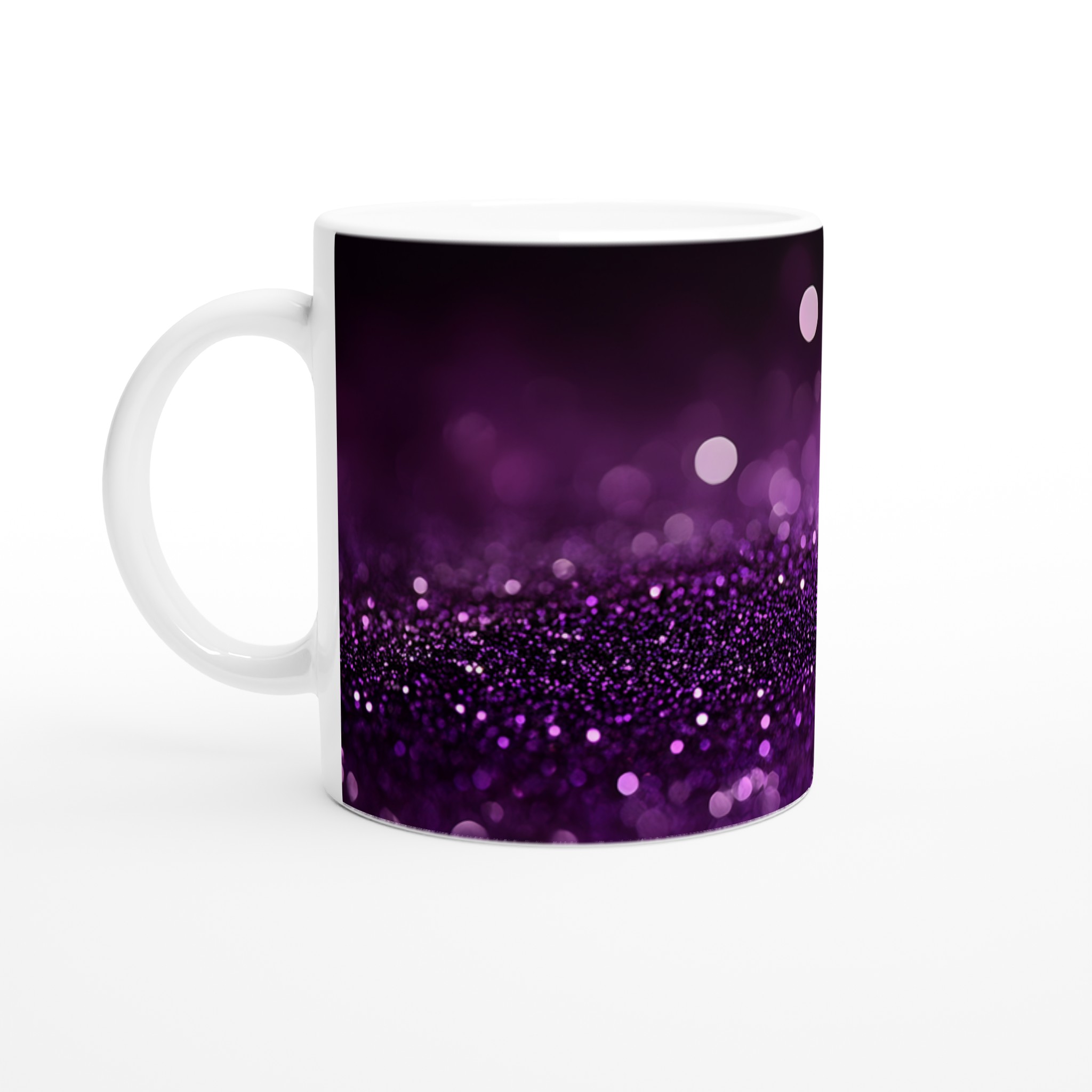 Glittrig Dröm: 11oz Keramikmugg i Lila & Glitter – Välj din Färg 1 56b3d6dd-540d-4f82-b806-61abd5f725a9