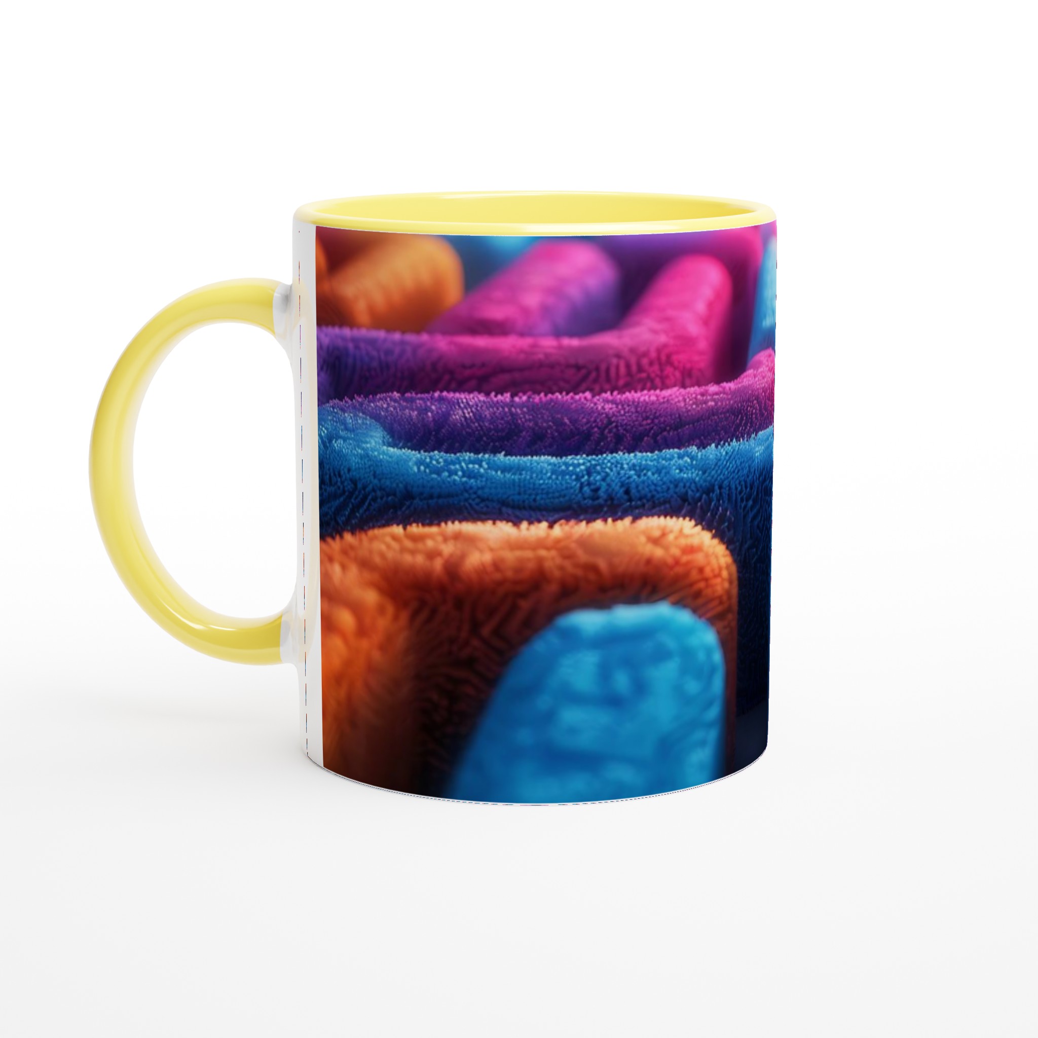 Abstrakt Mjuk Textur Keramikmugg – 11 oz i ditt val av livfulla färger 3 5701f089-d88f-4b9a-bc18-f5301885fdd2