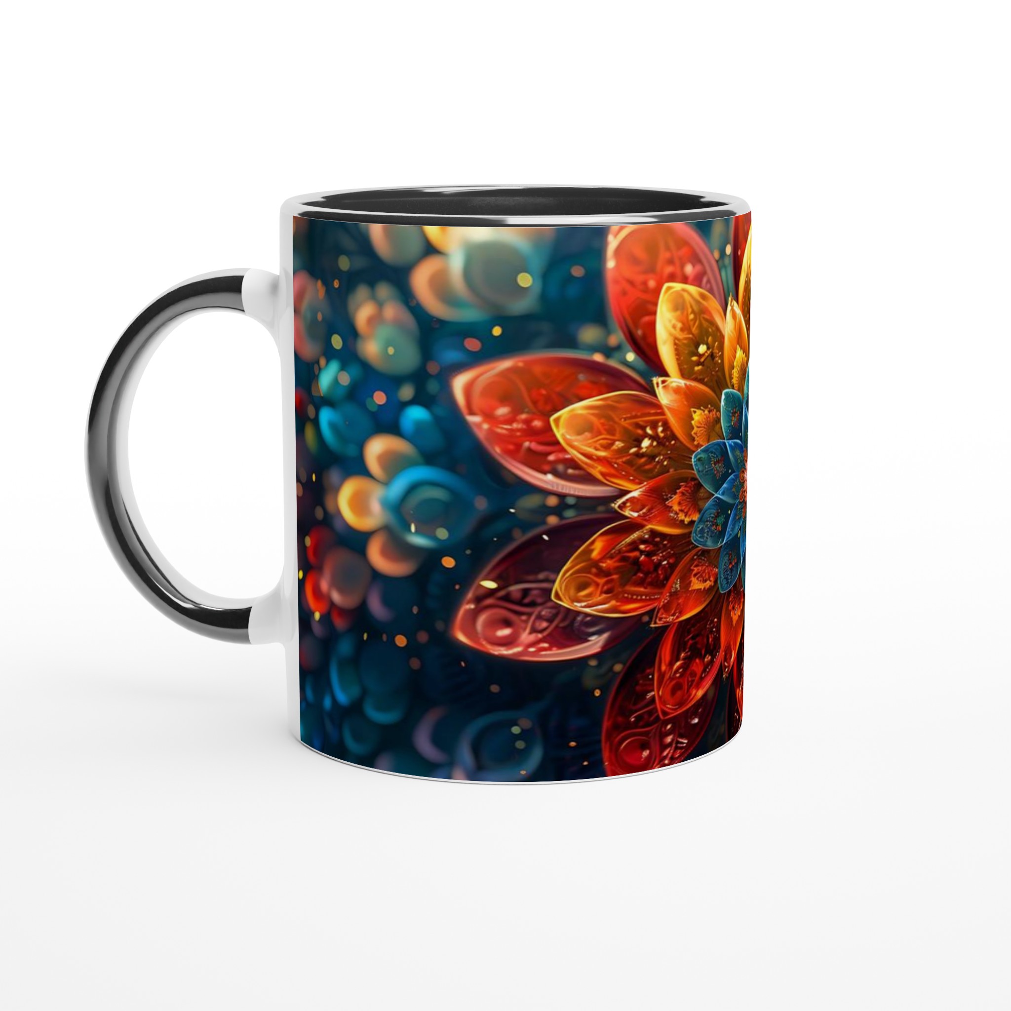 Abstrakt Mandala Magimugg – 11oz Keramisk Mugg för Konstälskare, Välj Din Färg! 4 571f2856-fb73-4520-a55c-eda14e5097fb