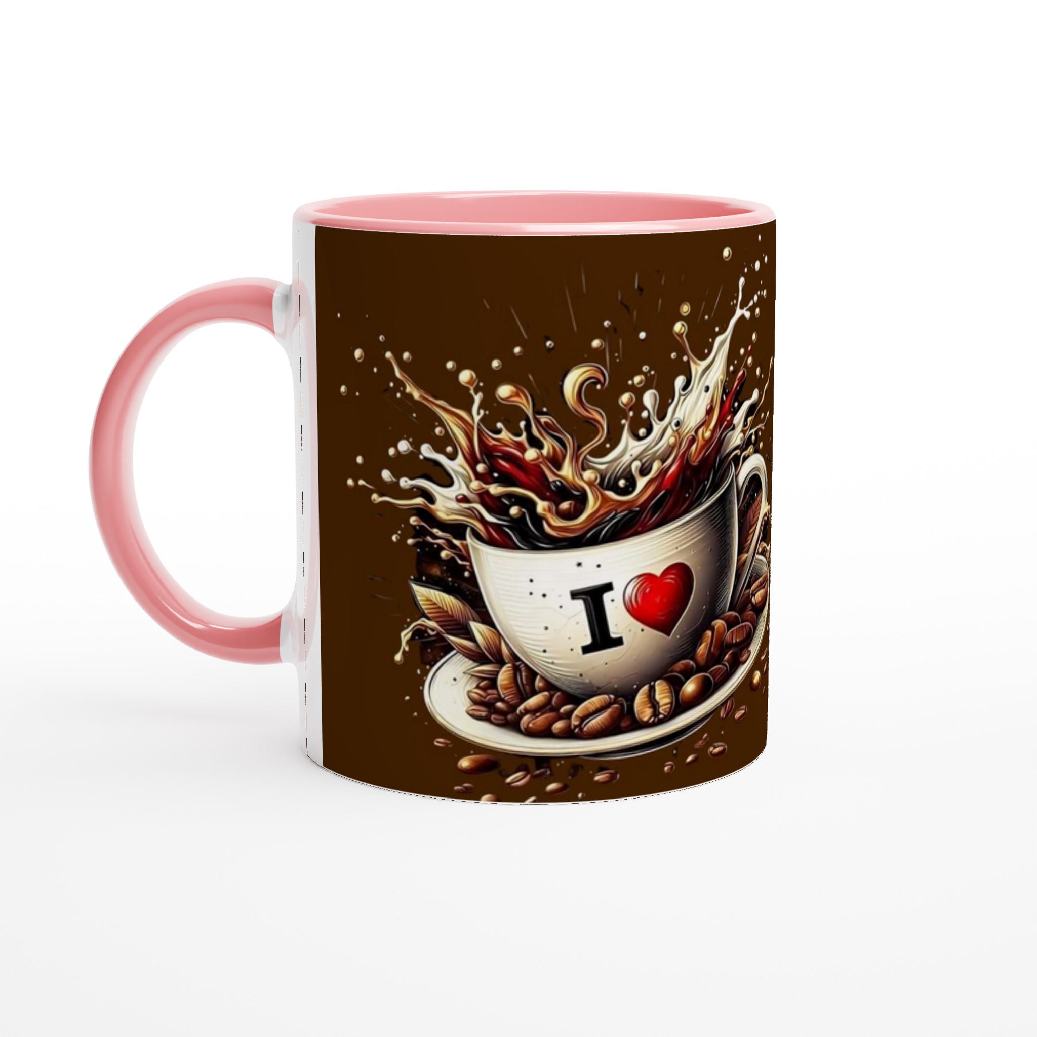 Vit 11oz keramisk mugg med kärleksfullt kaffemotiv – välj din perfekta färg 7 57361a12-3e22-458d-aed8-3afca6a67c44
