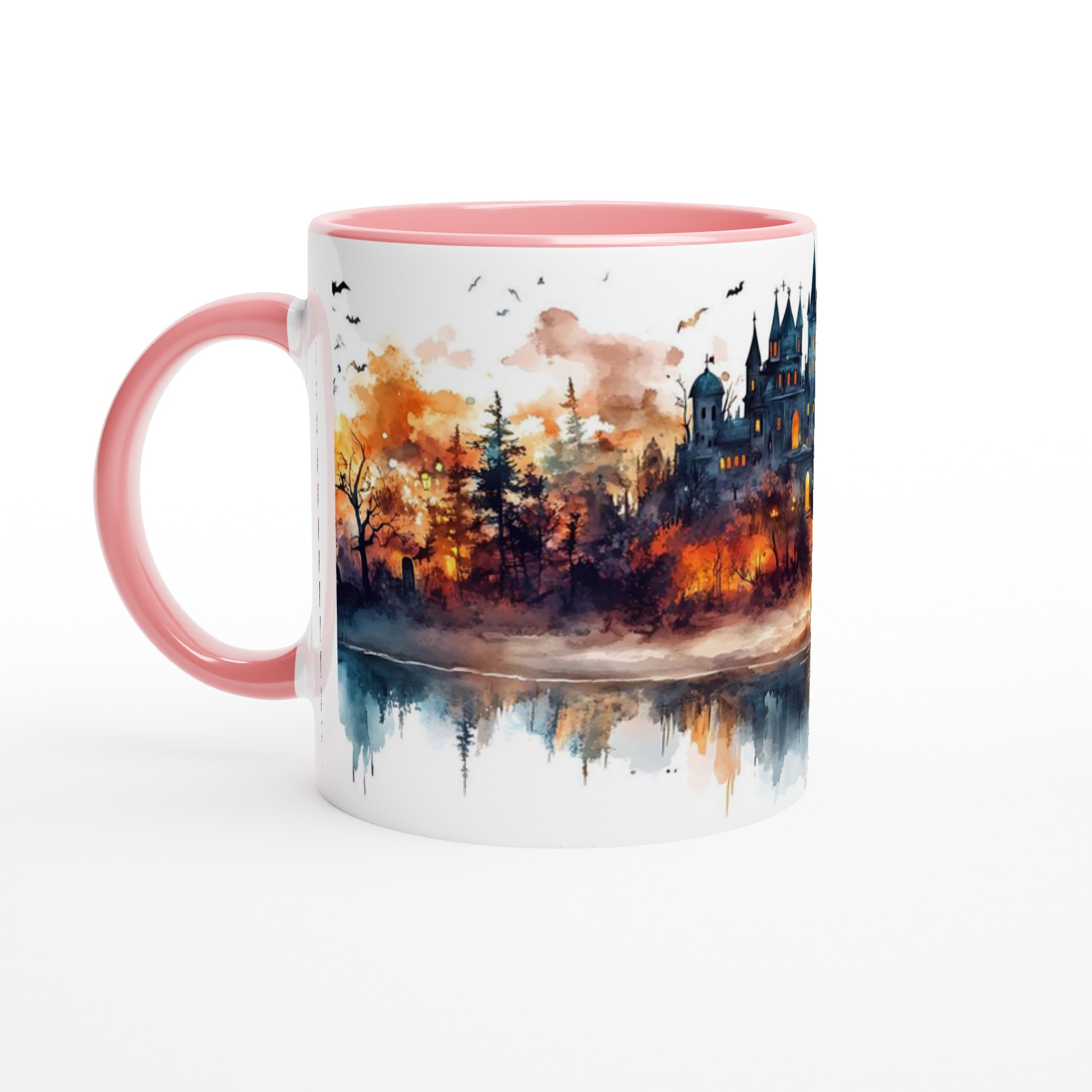 Mystisk Slott-mugg i Akvarell – 11 oz keramisk mugg för Halloween & Sagofantaster 6 57bccadd-3552-4a6c-944c-d4ad71329b0a