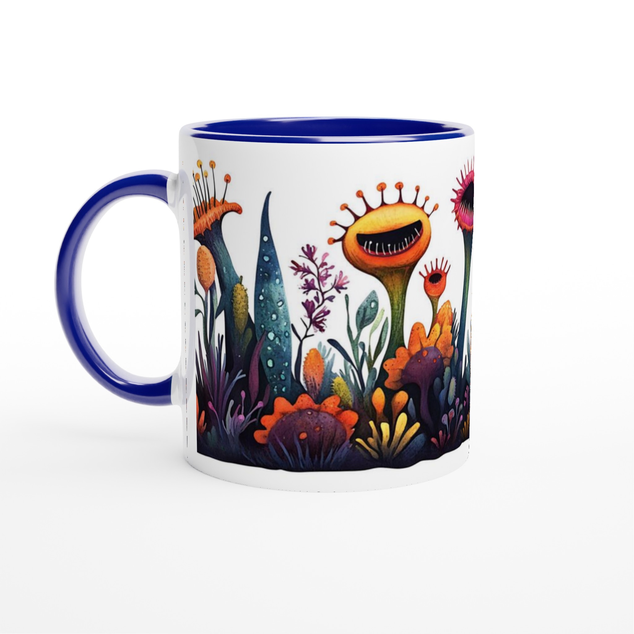 Mystiska Blommor 11oz Keramisk Mugg - Drömsk Design med Livfulla Färger 2 57dc9e69-3e74-4ec3-af67-558887b0d773
