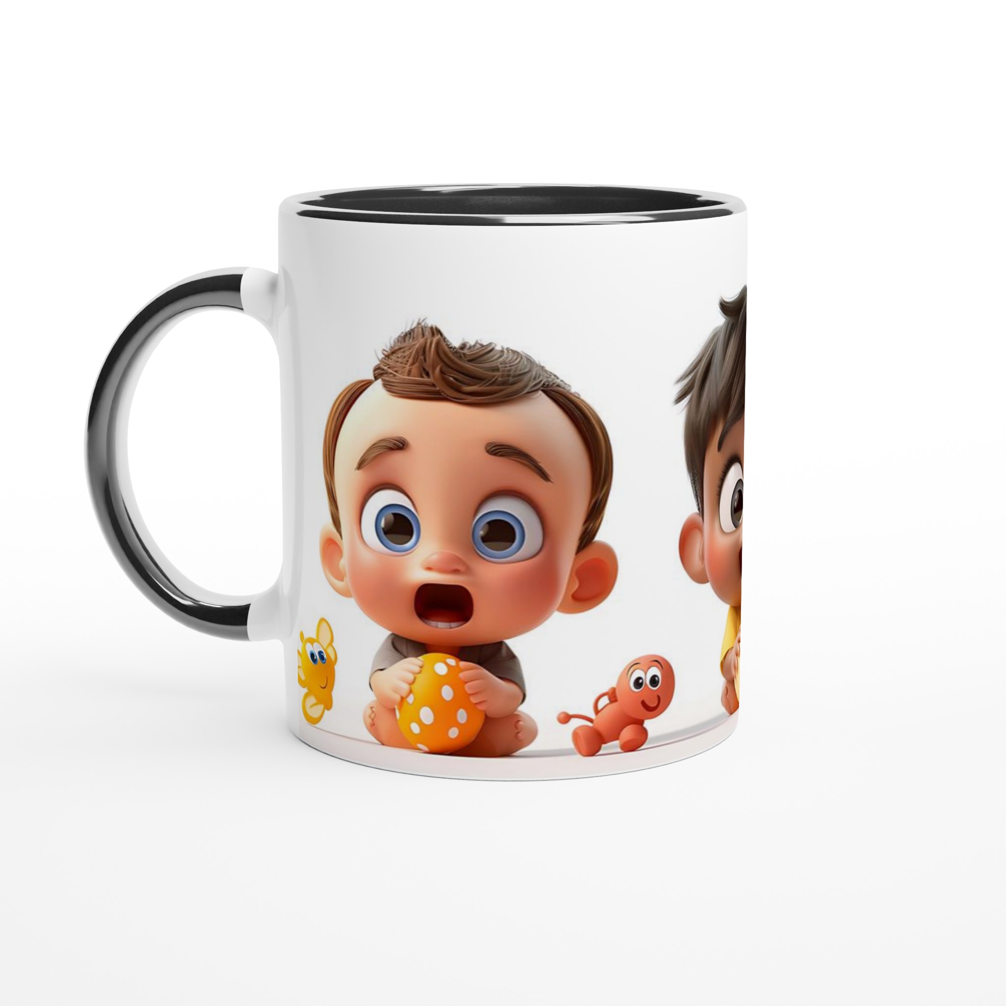 Söta Babyvänner 11oz Keramikmugg – Glada Karaktärer i Klara Färger för Kaffestunder 4 57eedca6-0861-4a8b-9745-4fcd12d77156