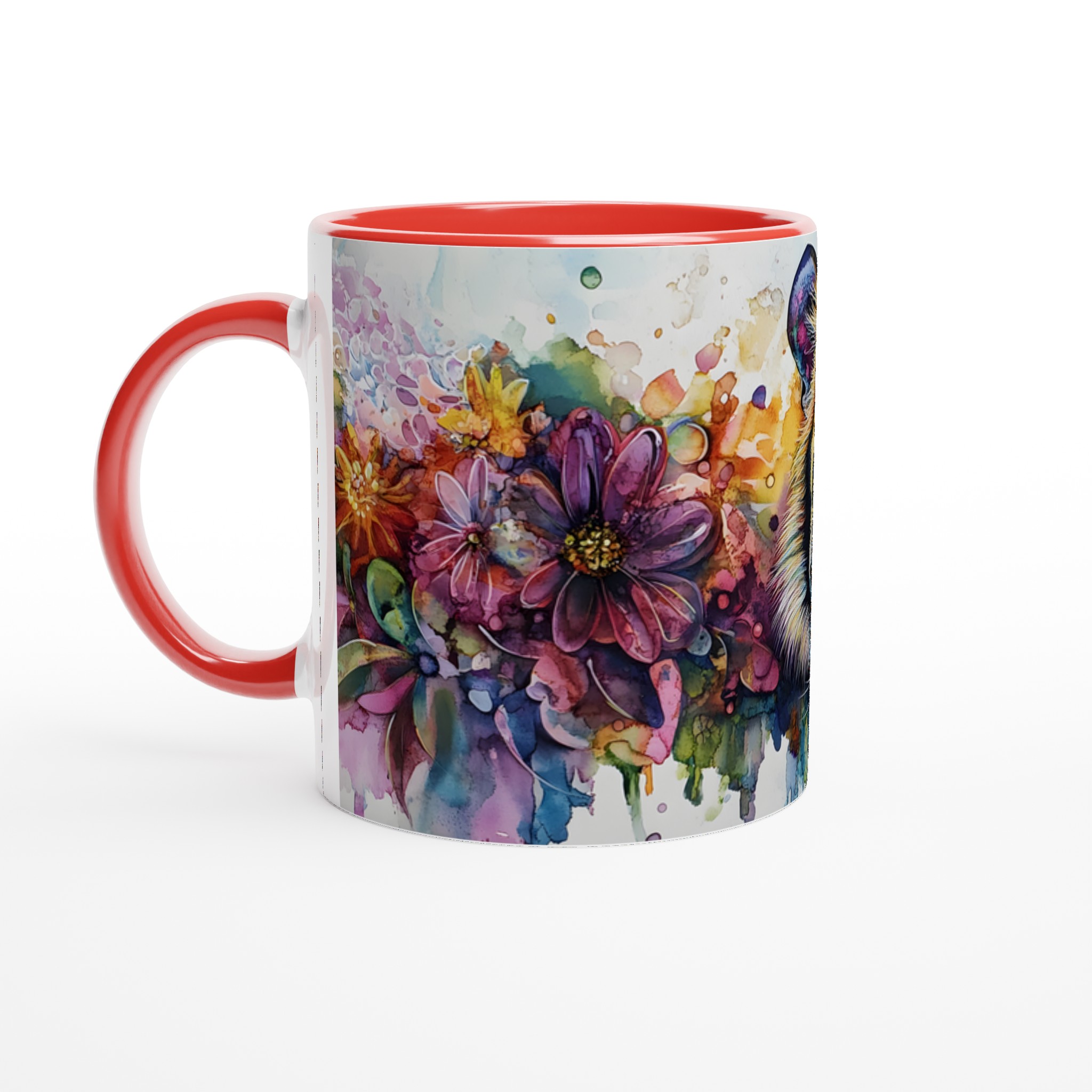 Vibrant Watercolor Tiger Ceramic Mug – Bold Artistry in Your Choice of Seven Ceramic Colors 5 580a4750-b73c-44a4-9310-d131d9c05d26