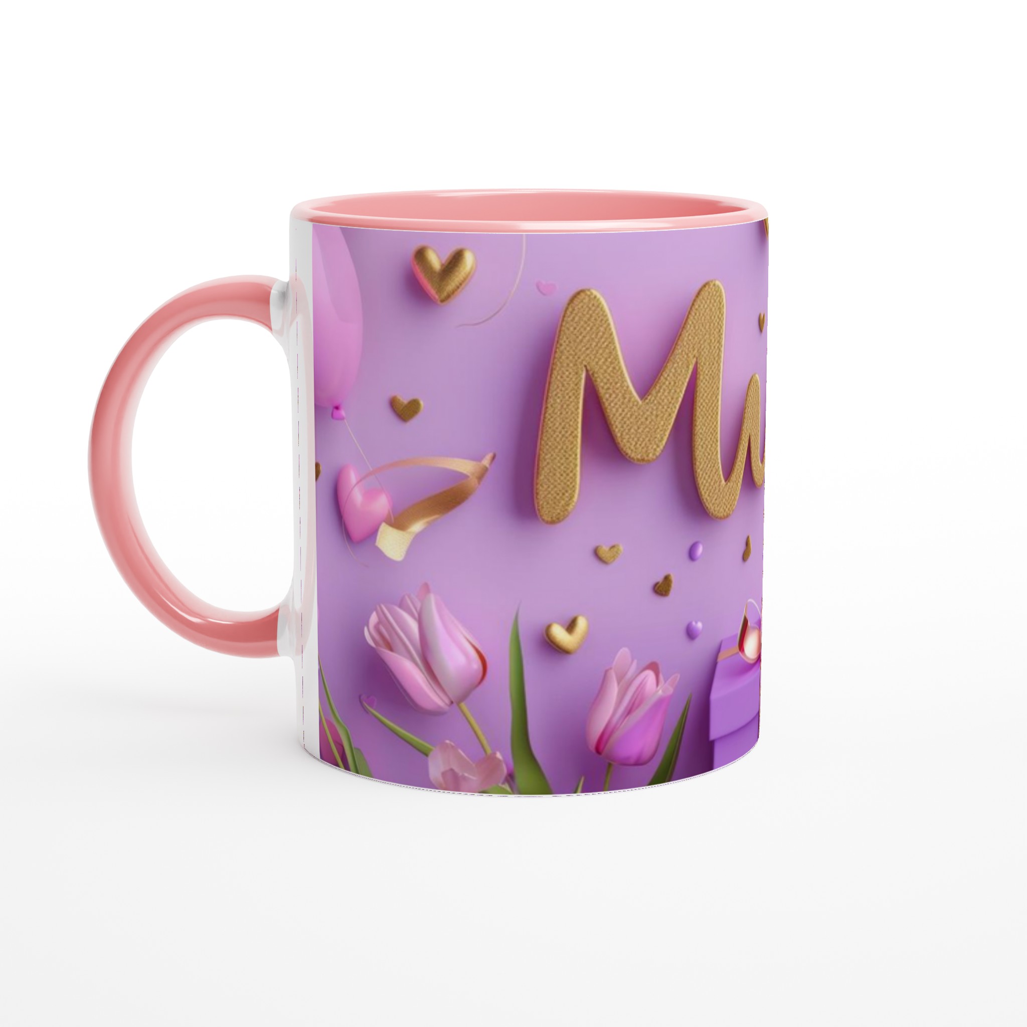 Elegant Vit 11oz Keramisk Mugg – Perfekt Present för Mamma i Sju Färgstarka Toner 6 5829419d-c7df-4c67-8367-3995d3f342aa