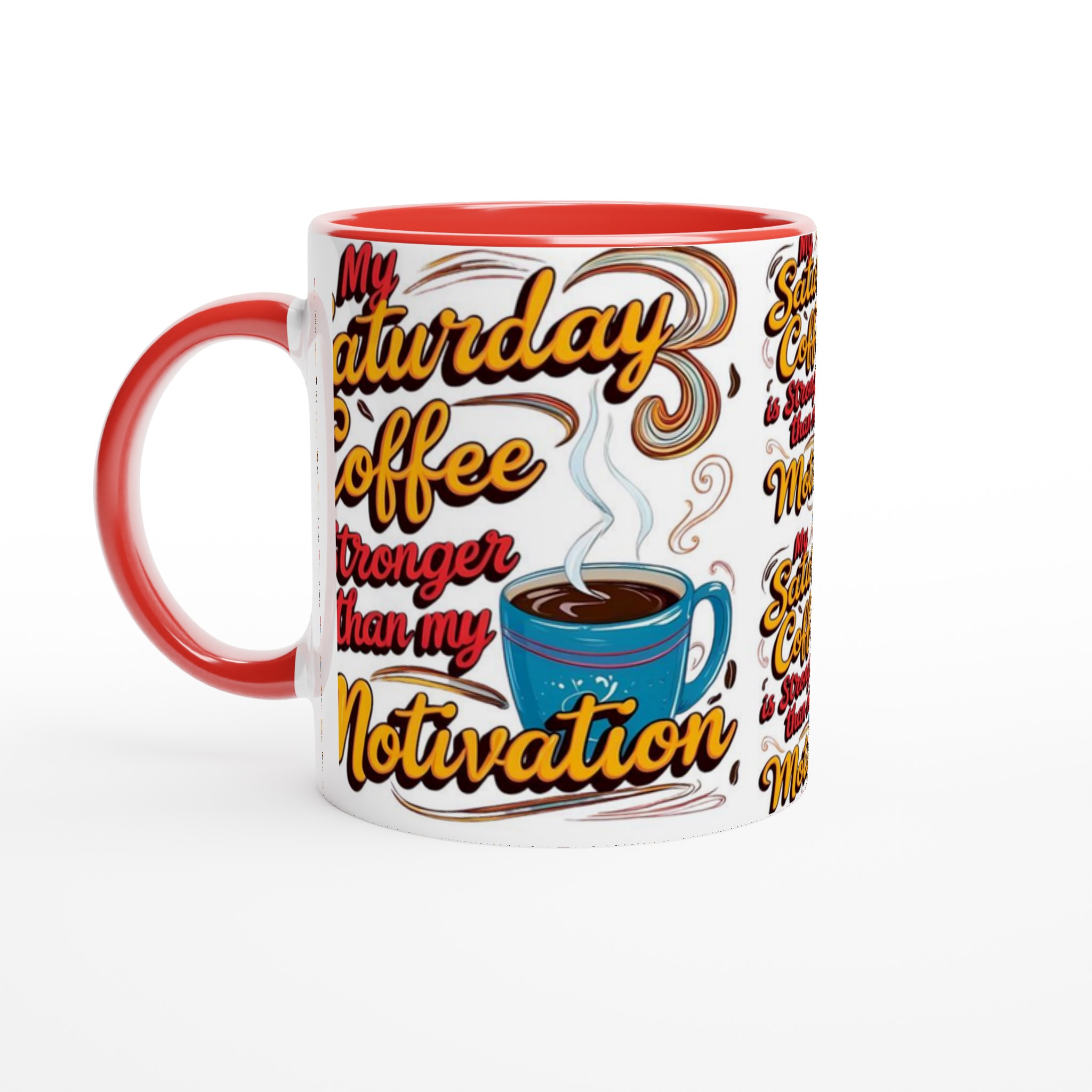 My Saturday Coffee 11oz Ceramic Mug – Bold Typography & Vibrant Blue Cup Design 5 5856c3b8-3ff1-4ee2-89e8-e716a42589b7
