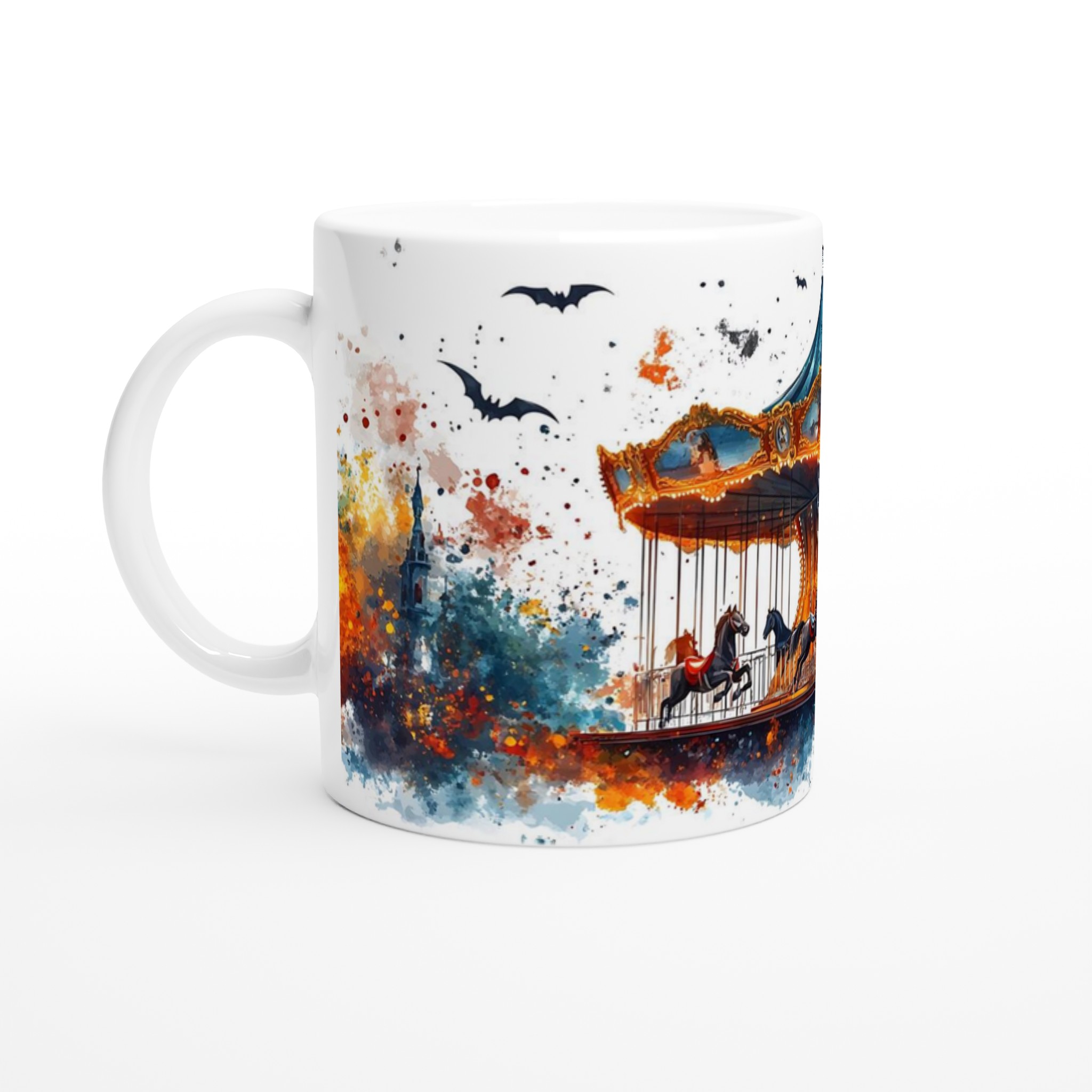 Mystisk Karusell Mugg - Akvarell Fantasy Kaffeupplevelse i Valfri Färg 1 5877ca08-79f7-46c6-83f9-09437437f3c5