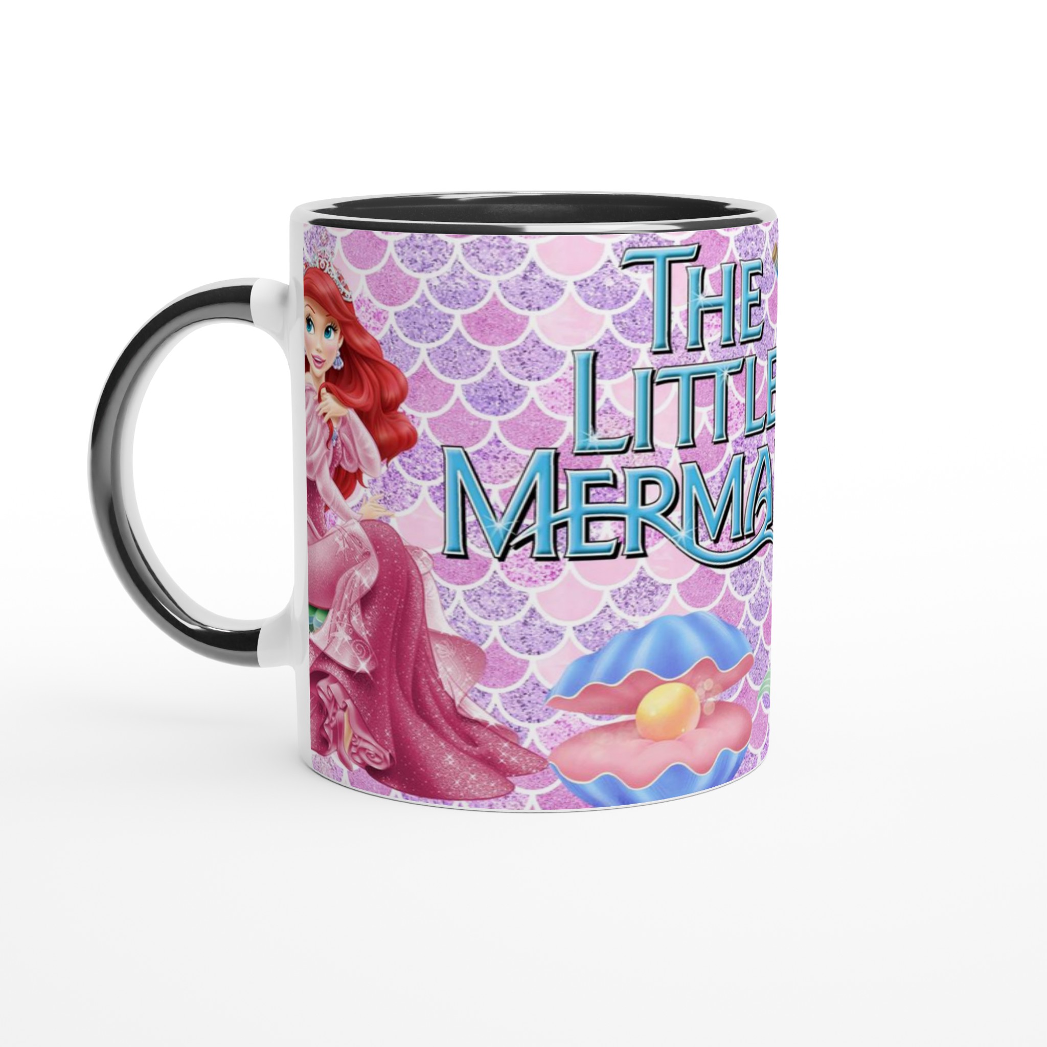 Vit 11oz keramisk mugg med The Little Mermaid – Livfull design i valfri keramikfärg 4 5909082f-2bfb-4478-844e-94940bd50df7