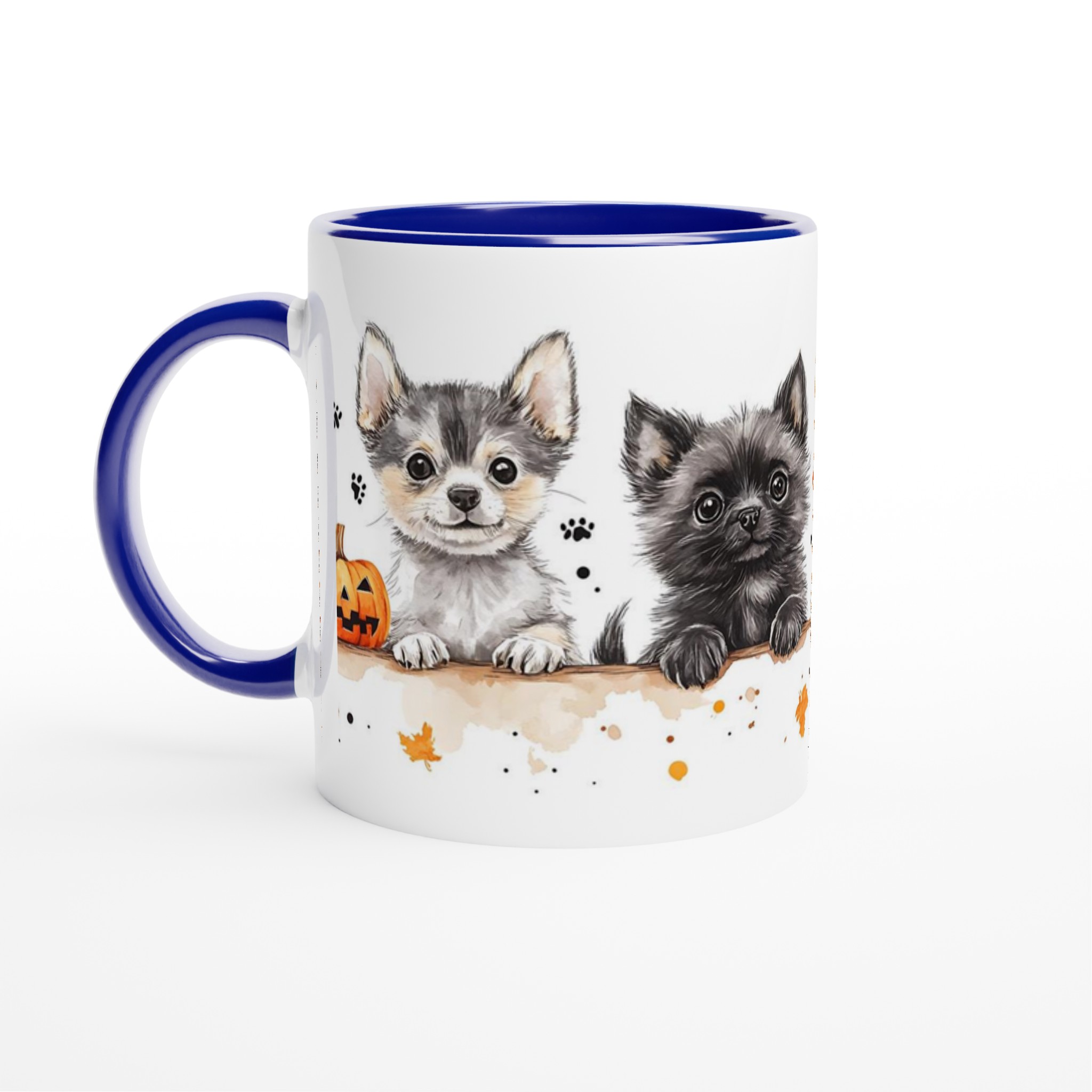 Charmiga Chihuahua-valpar Halloween Mugg – 11 oz keramik i flera färger 2 590e902c-e5e8-470b-8fba-483f5ed57a30