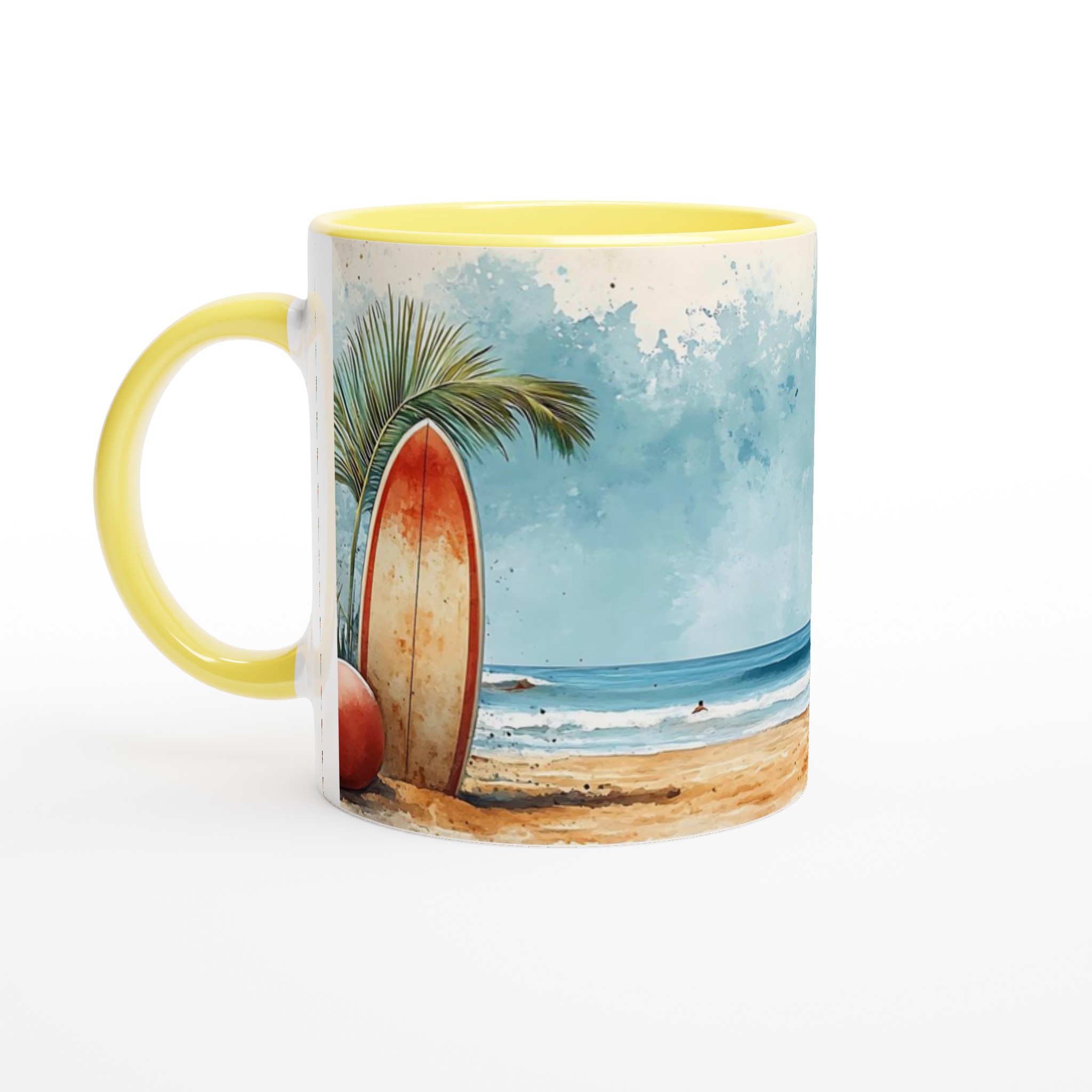 Semestervibrerande 11oz Keramisk Mugg – Dröm dig bort till soliga stränder i din favoritfärg! 3 595793ea-3286-461d-ac6b-d3a6adaf7e70