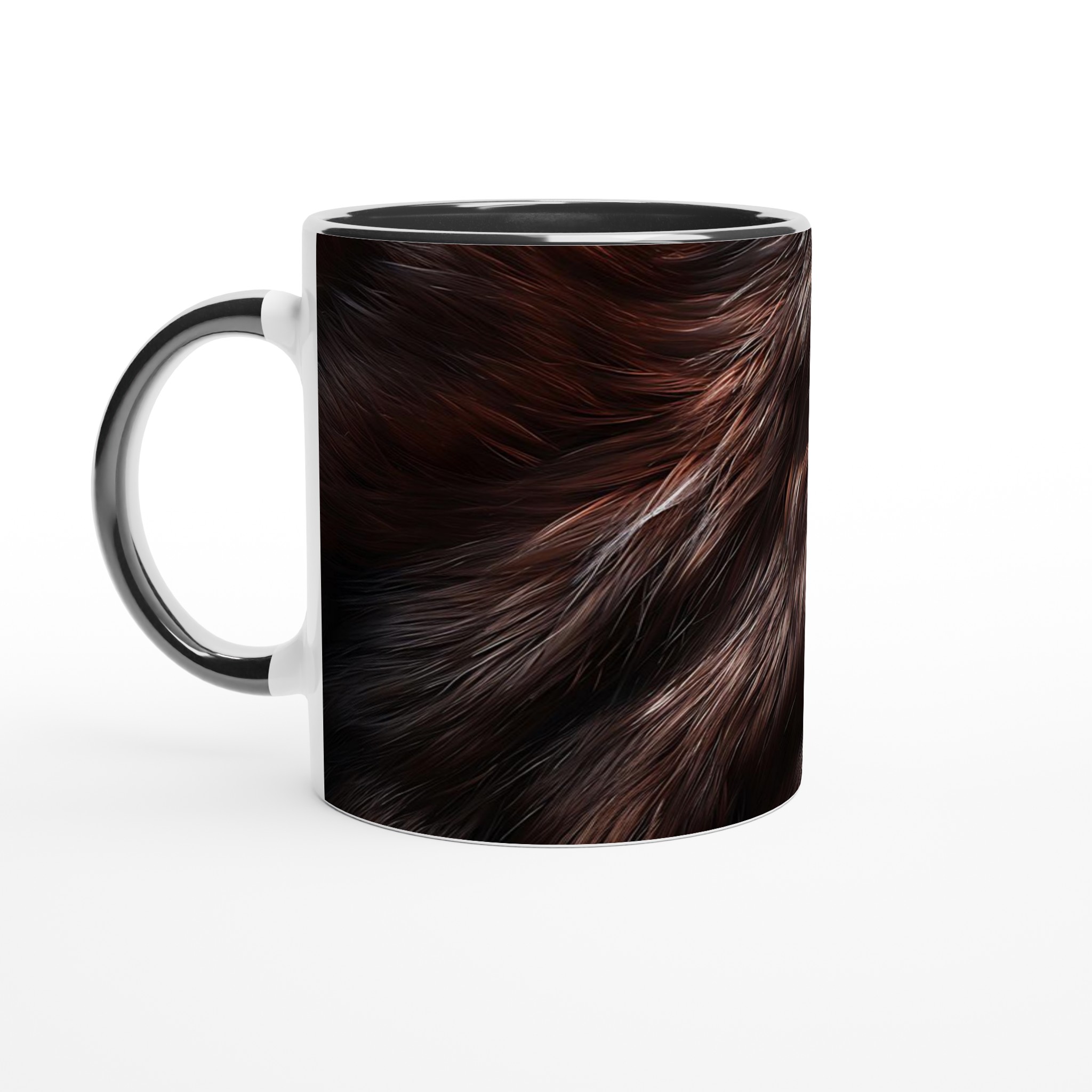 Vit 11oz keramisk mugg med varm, levande pälsdesign i flera färger 4 5a13761f-ddac-4a83-95cb-be8b56d75c28