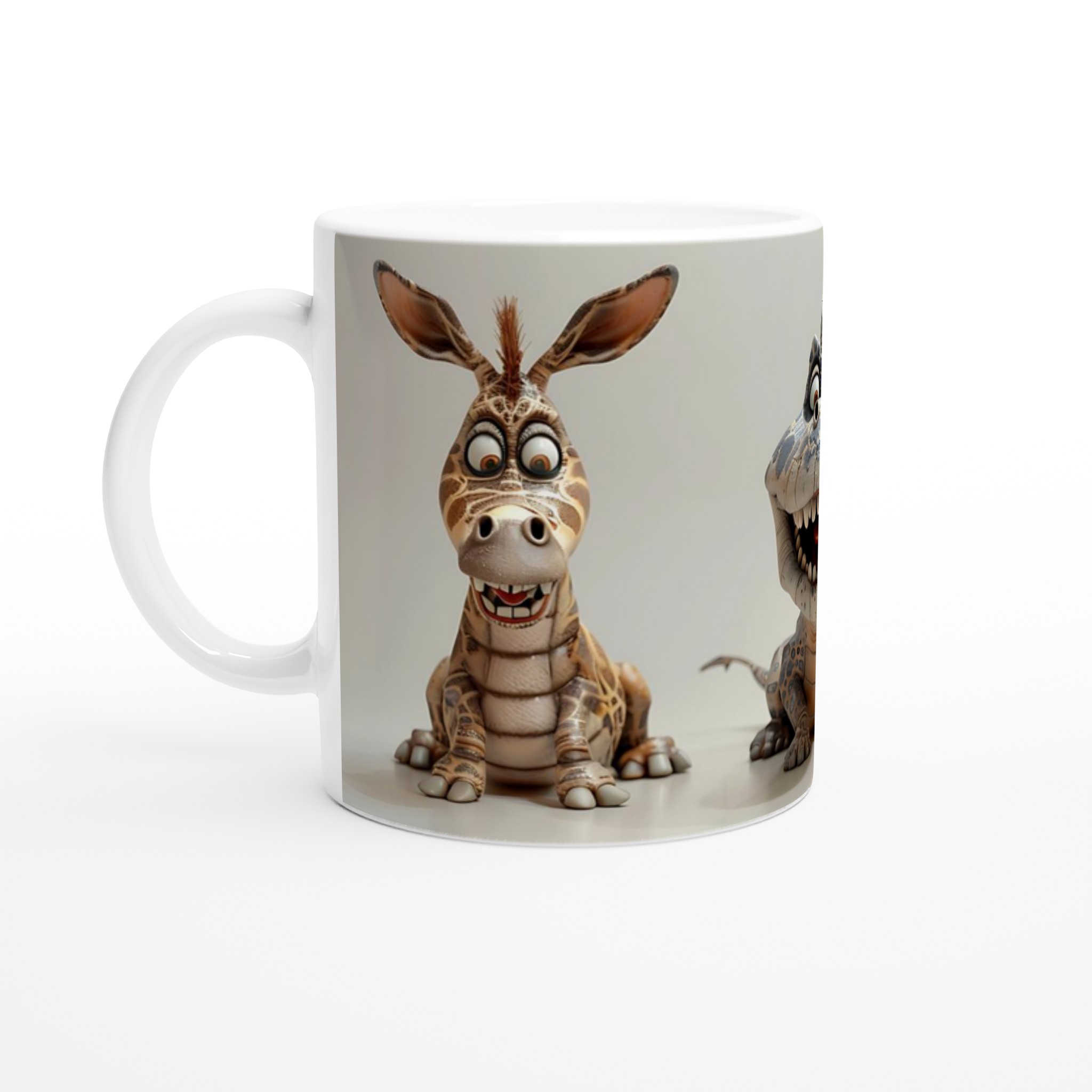 Vilda Vänner Keramikmugg – Roliga Däggdjur & Dinosaurie Design i Valfri Färg! 1 5a1a3dac-7747-461b-be33-8d68a8586beb