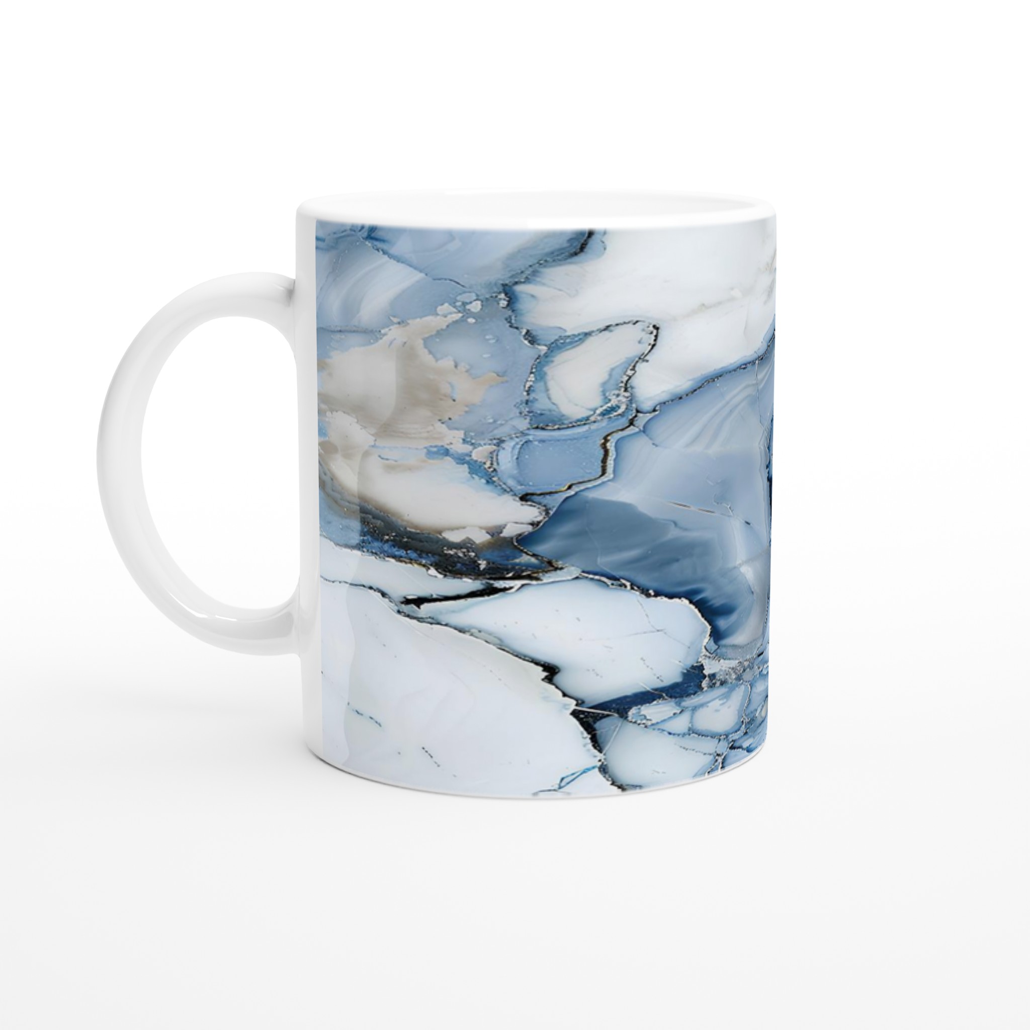 Abstrakt Marmormugg i Blått & Vitt – 11 oz Keramikmugg för Modern Stil 1 5a42911e-1f97-44b9-8d4f-0145d42e156c