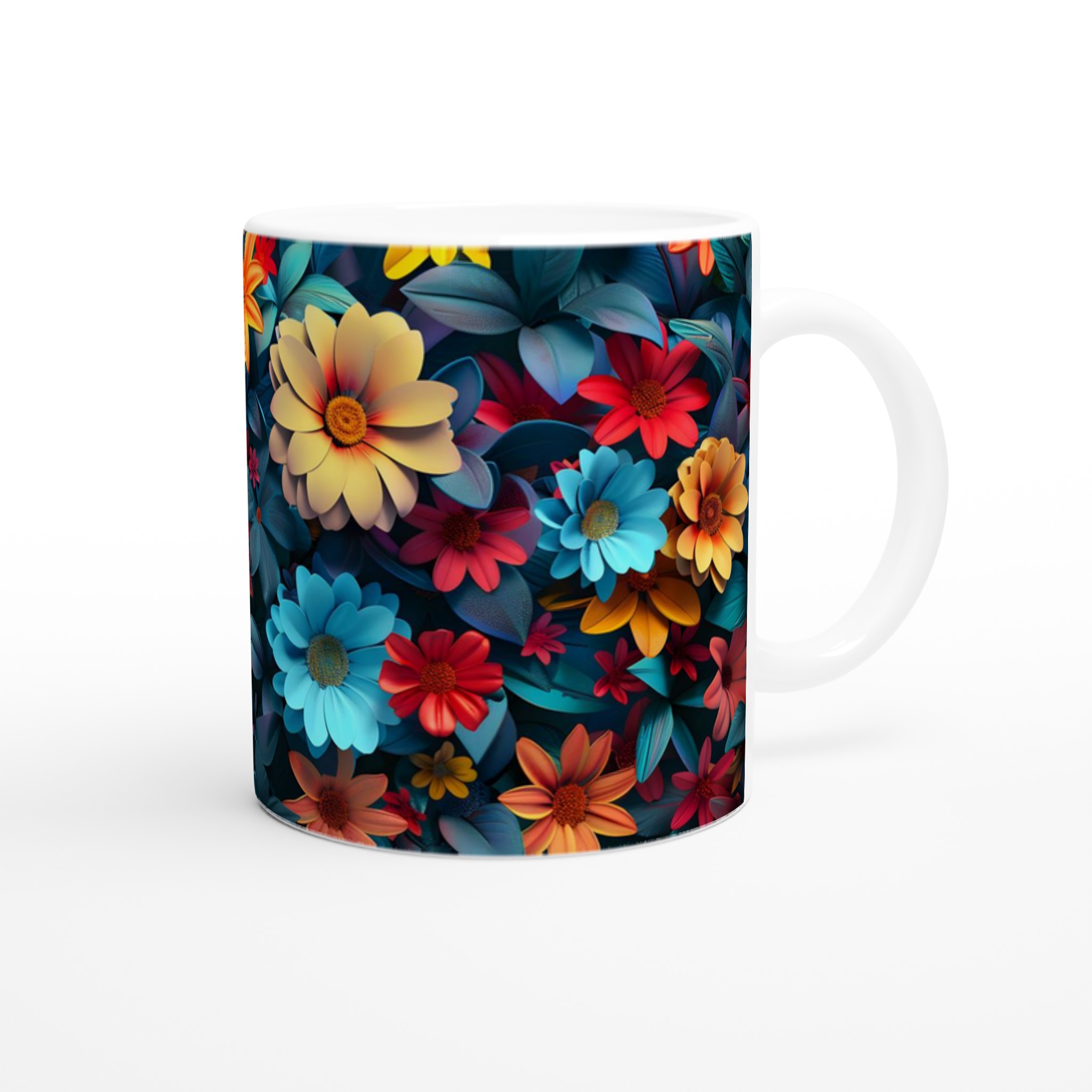 Färgexplosion: 11oz Keramikmugg – Din Personliga Blombukett i Valfri Kulör 9 5a5aae94-9d93-4e48-8585-9aa1acd9699e