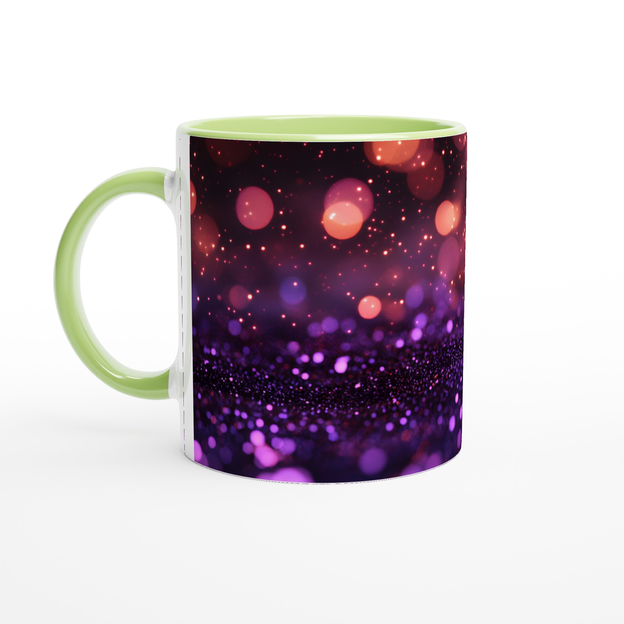 Magisk 11oz Keramikmugg – Strålande Bokeh-design i Lila & Rosa – Välj din färg! 7 5a6c2586-f2cb-45fe-8916-8806c6b83cd6
