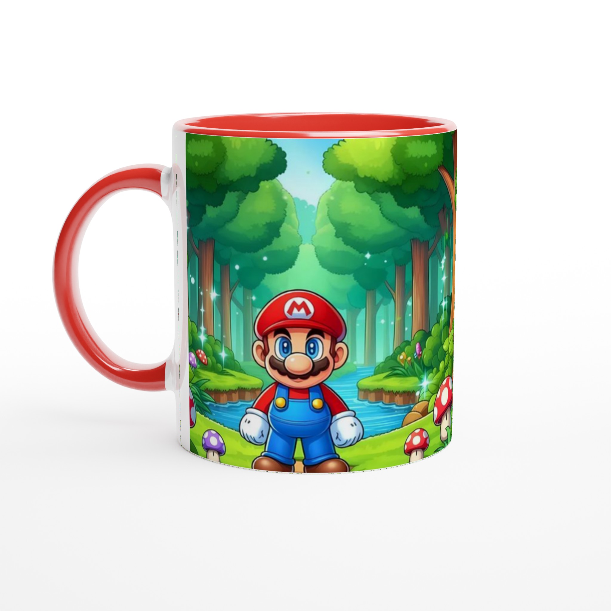Vit 11oz keramisk mugg med färgglad spelinspirerad design i flera keramiska färger 5 5a7b9404-dce5-4560-bdd5-5a717603c73d
