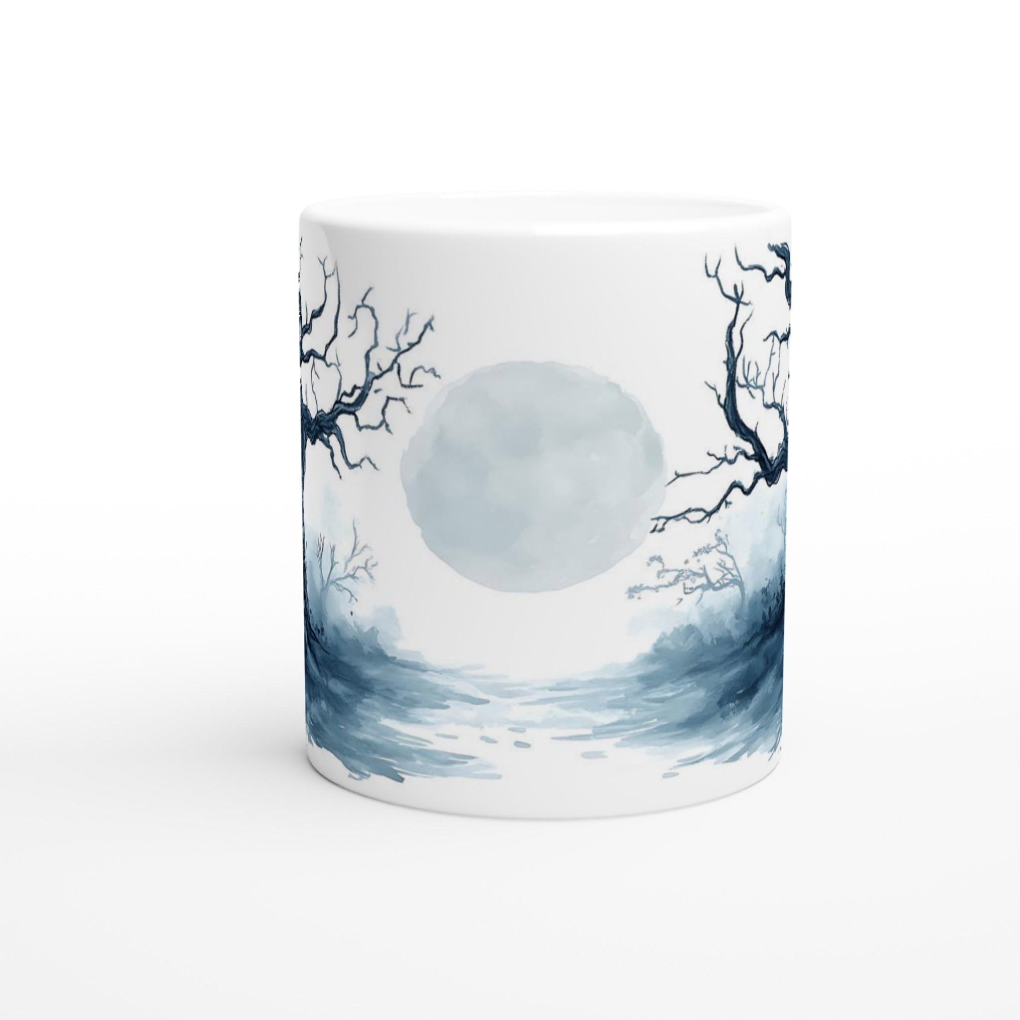 Mystisk Månnatt 11oz Keramisk Mugg – Drömsk Skogsdesign i Akvarell 8 5a85552c-ec15-45ab-91b4-98fcf4be0fd1