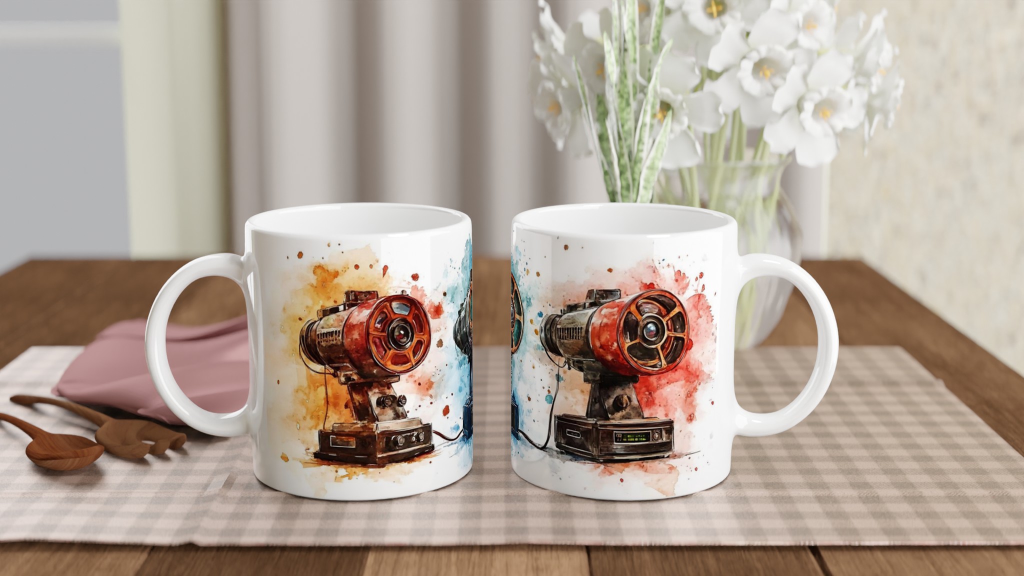 Retro Tech Vibe Keramikmugg – En touch av konst och nostalgi för din kaffepaus, i 7 färgglada val! 10 5af55eda-b8ce-42e9-a61e-e1e8eaeb43cf