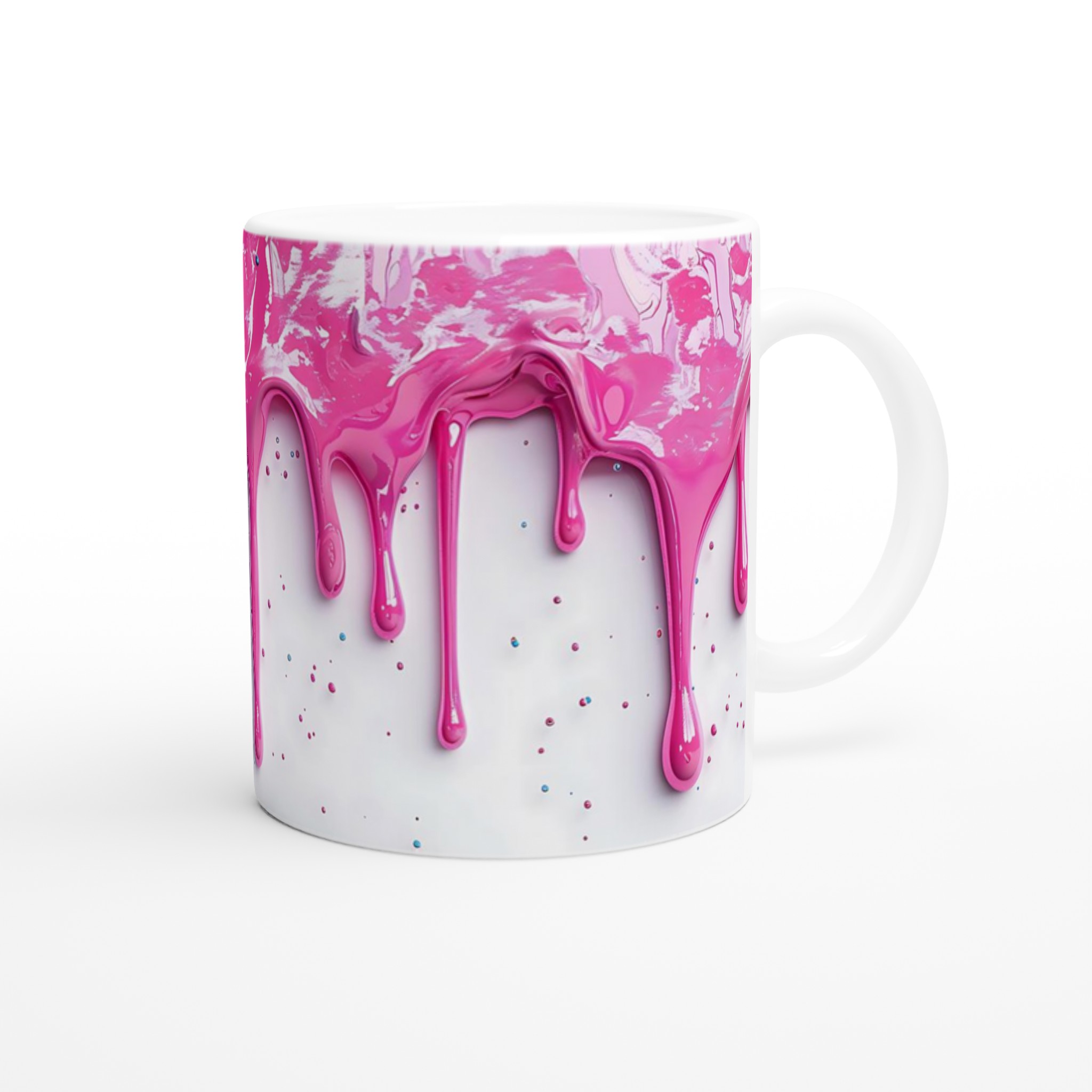 Färgsprakande 11oz Keramisk Mugg – Uttryck Dig med Drip-Art i Din Favoritfärg! 9 5b16b320-e67f-4ffa-a10f-b22c6dbc3d55