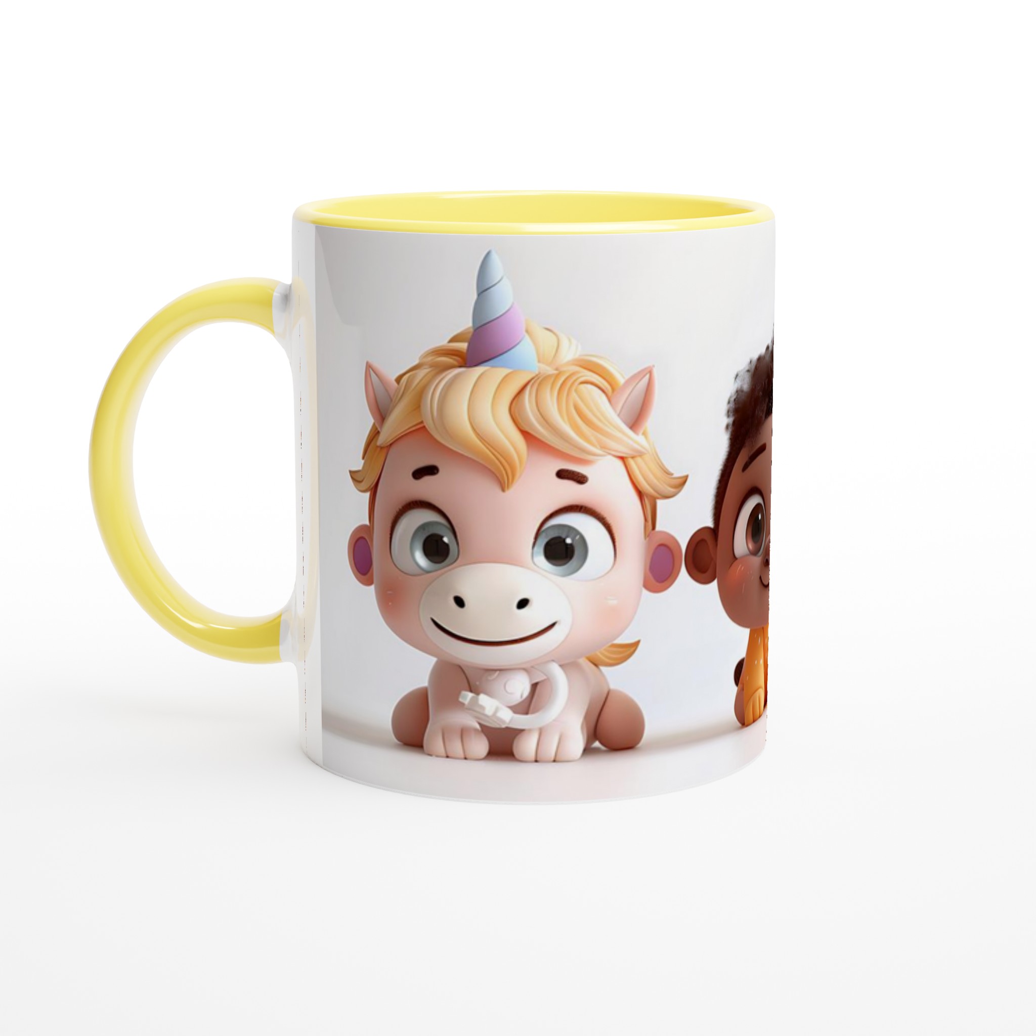 Söta Vänner Keramikmugg - Unicorn, Baby & Lejon Design | 11oz Presentmugg i Valfri Färg 3 5b28be0e-8c5b-4b03-a53e-97529a7d2a8f