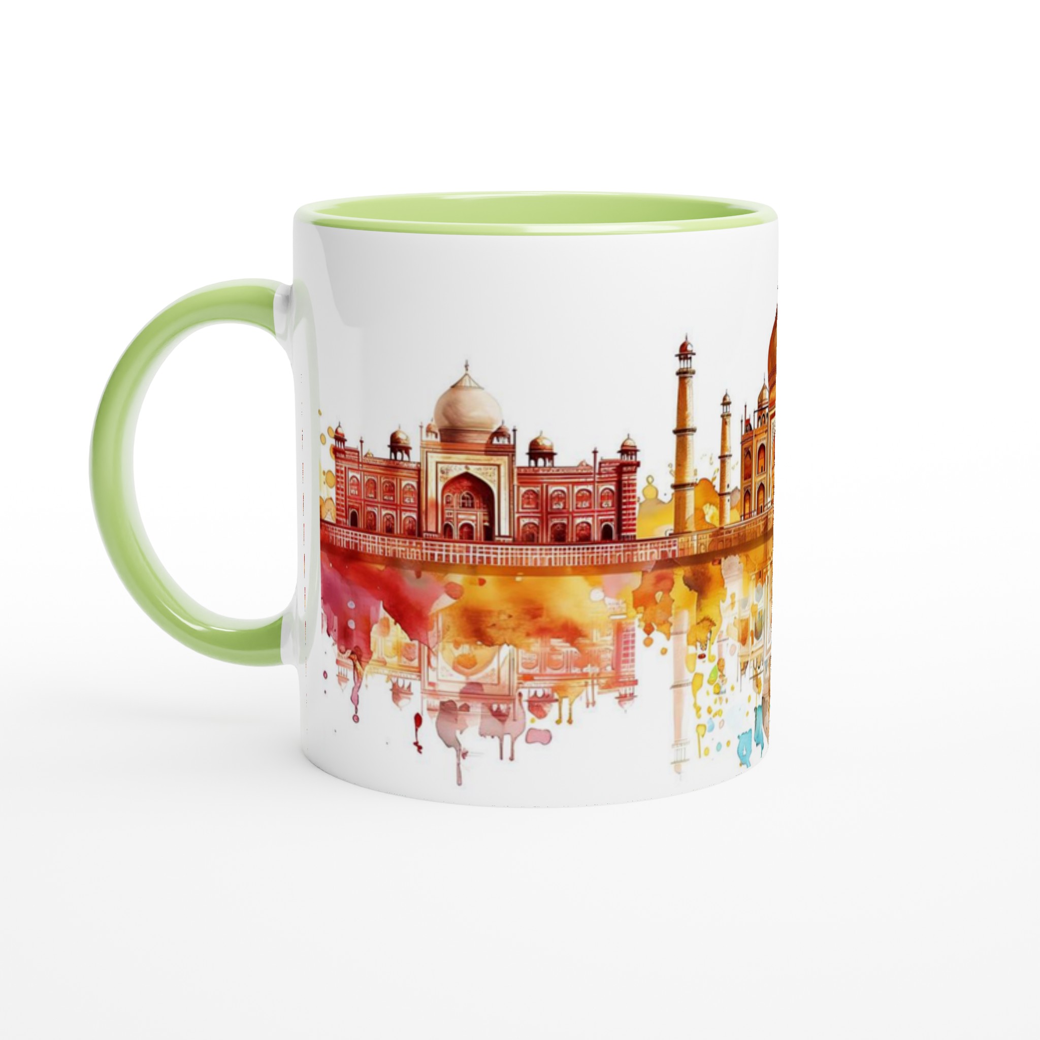 Vattenfärg Taj Mahal Mugg – Indiska Monument i Livliga Nyanser – Välj Din Färg! 7 5b2a9bf5-1195-4edf-a911-a0c53914d2e8