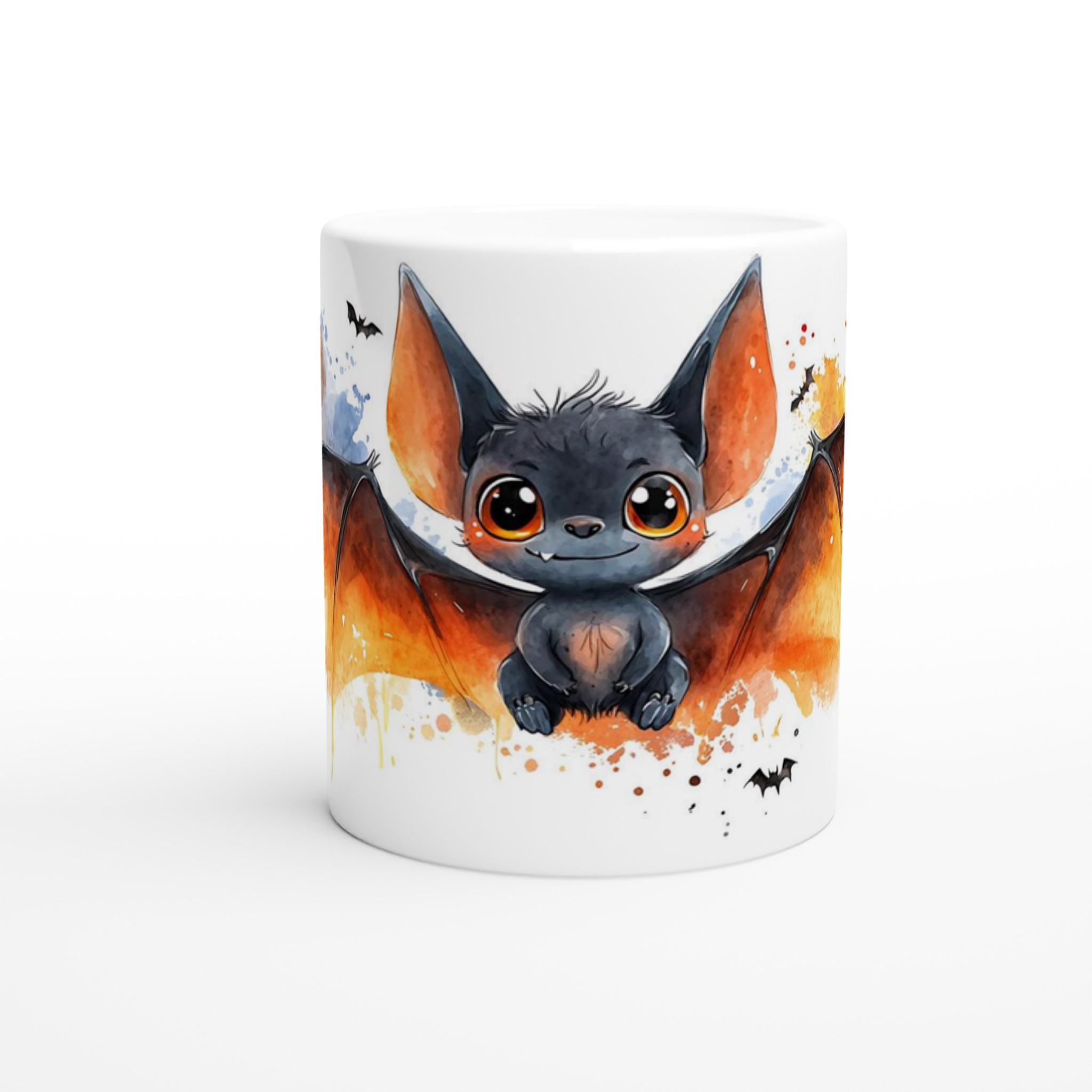 Söt Vattenfärg Fladdermus Mugg - Halloween Kaffekopp med Lekfull Design & Valfri Färg 8 5b7cafa0-626a-4777-ba4a-98175e326122