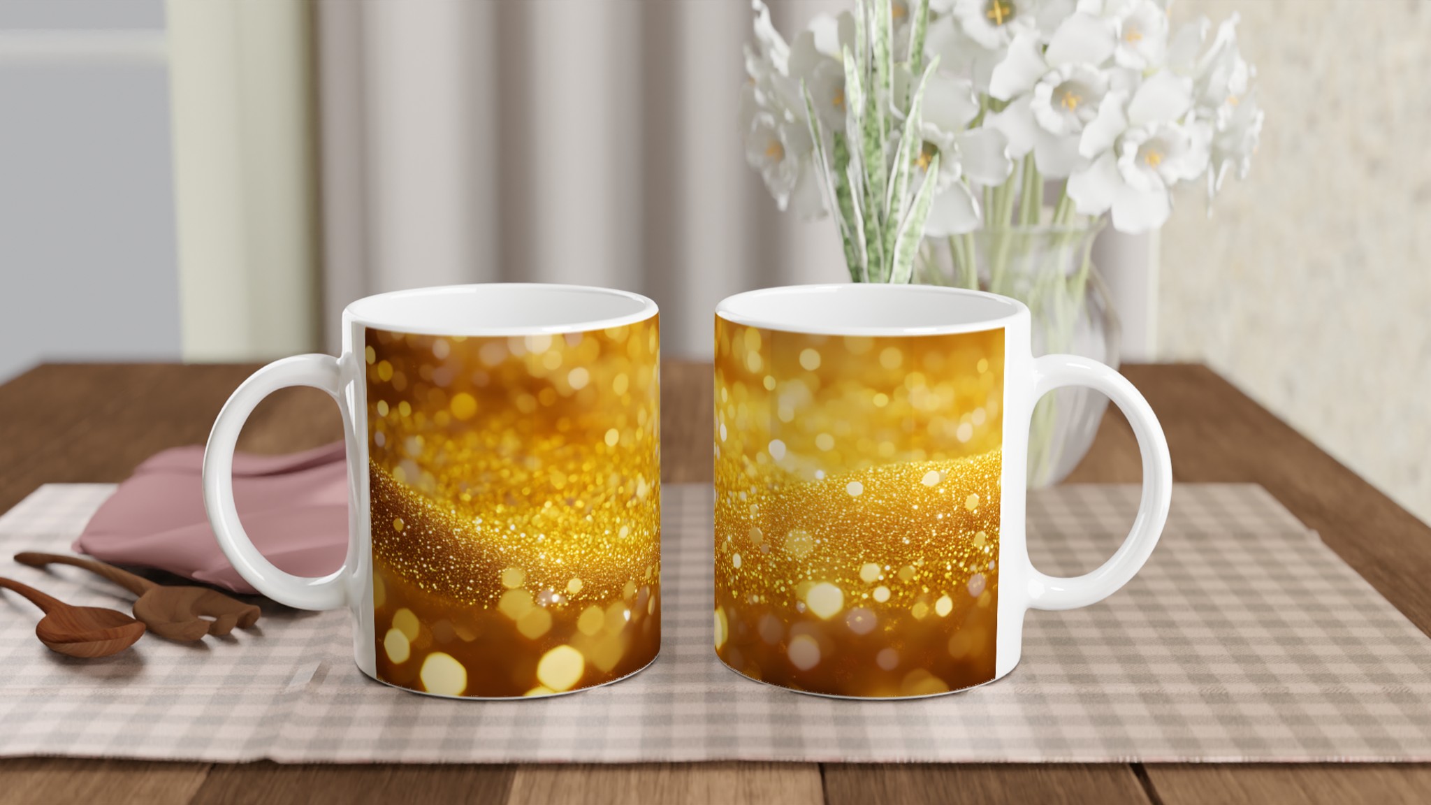 Guldglitter-mugg i 11oz keramik – strålande design i ditt val av sju festliga färger 10 5b9ae9dd-385d-42b2-ac8b-f779da05af02