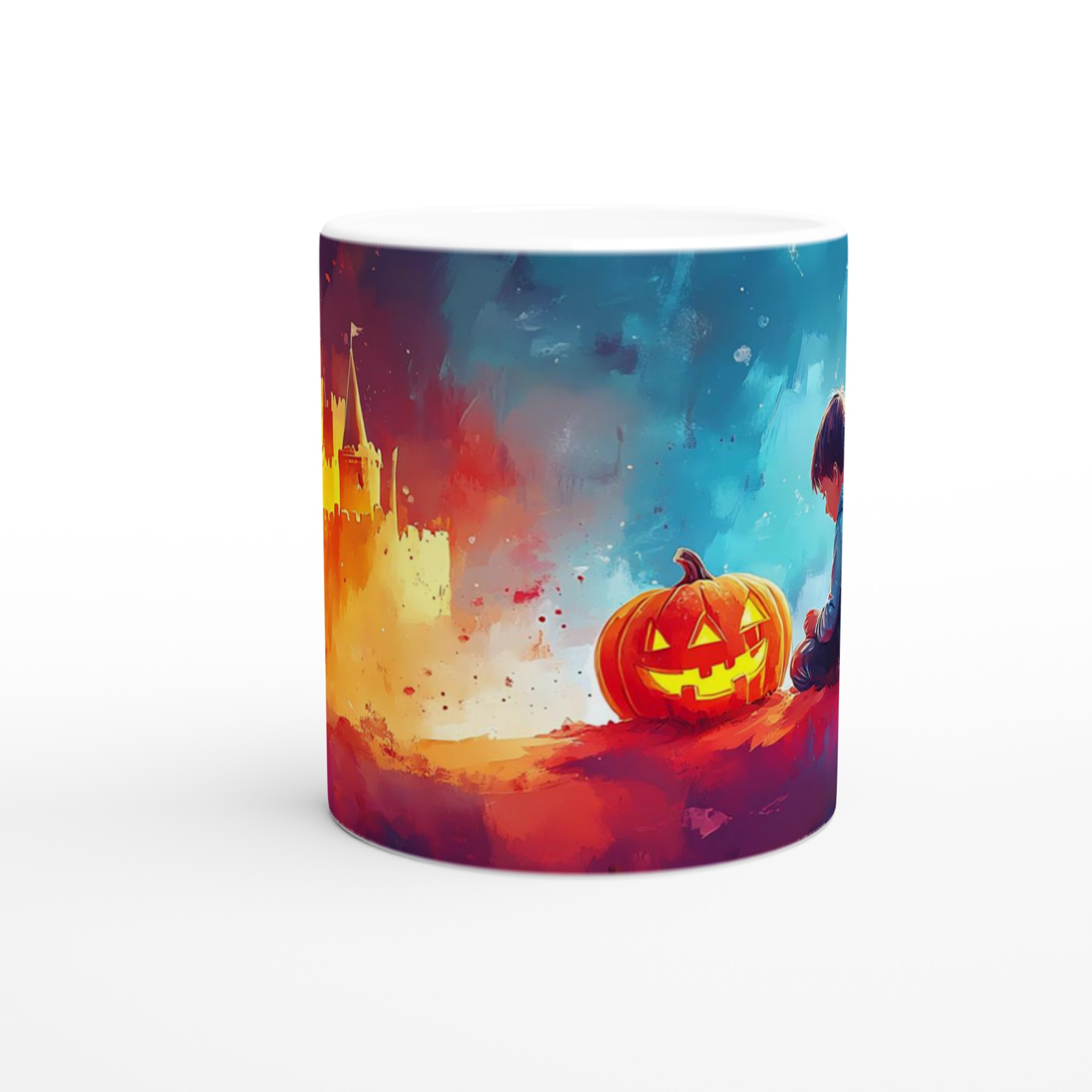 Magisk Halloween Mugg: Sagoslott & Lysande Pumpa – Välj din Färg! 8 5b9da13c-835d-4b9e-bc02-be4156daec8e