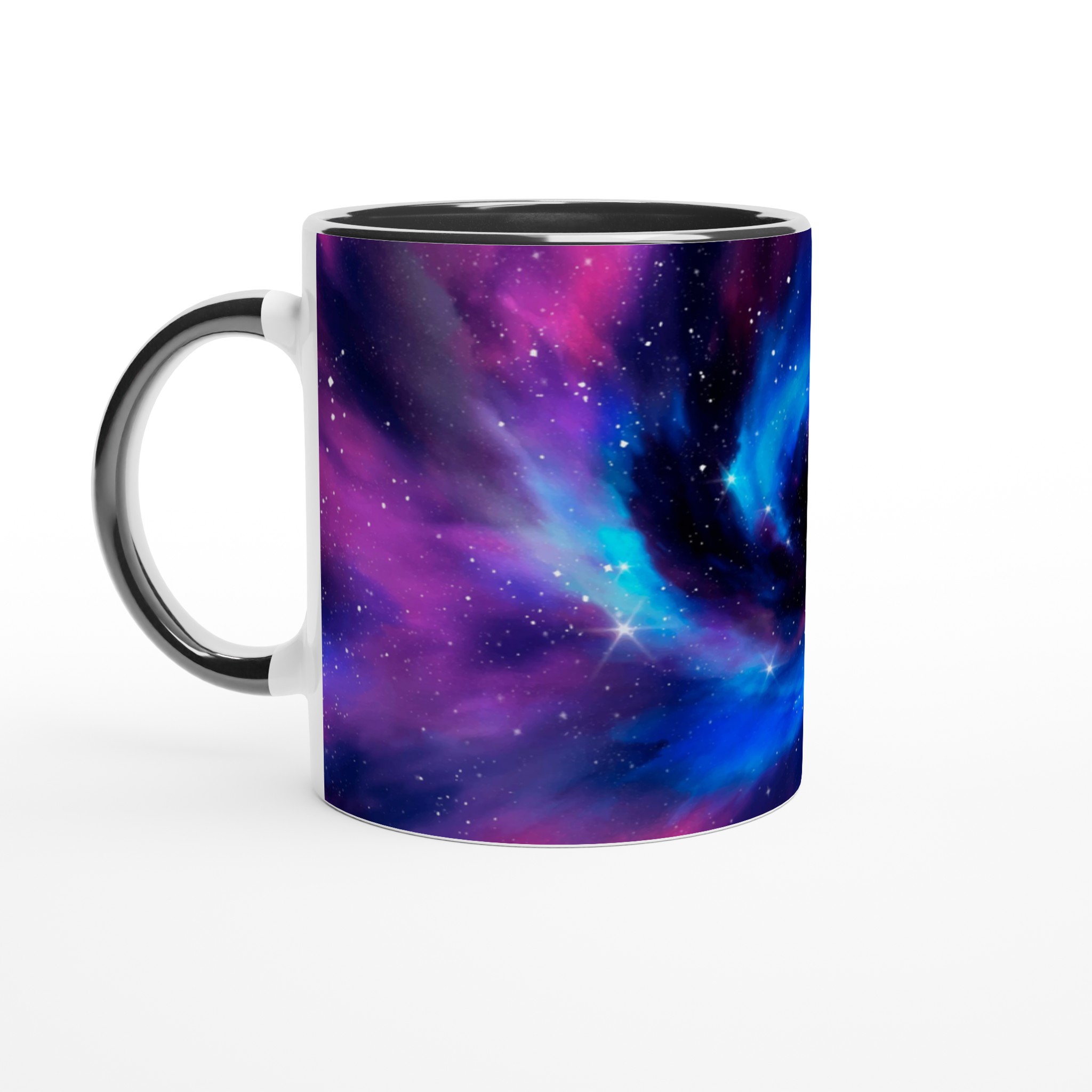 Vit 11oz keramisk mugg med galaxtema – välj din favoritfärg och förvandla din kaffestund 4 5b9f9c64-551c-479d-83c0-aa9fc1bf5ae1