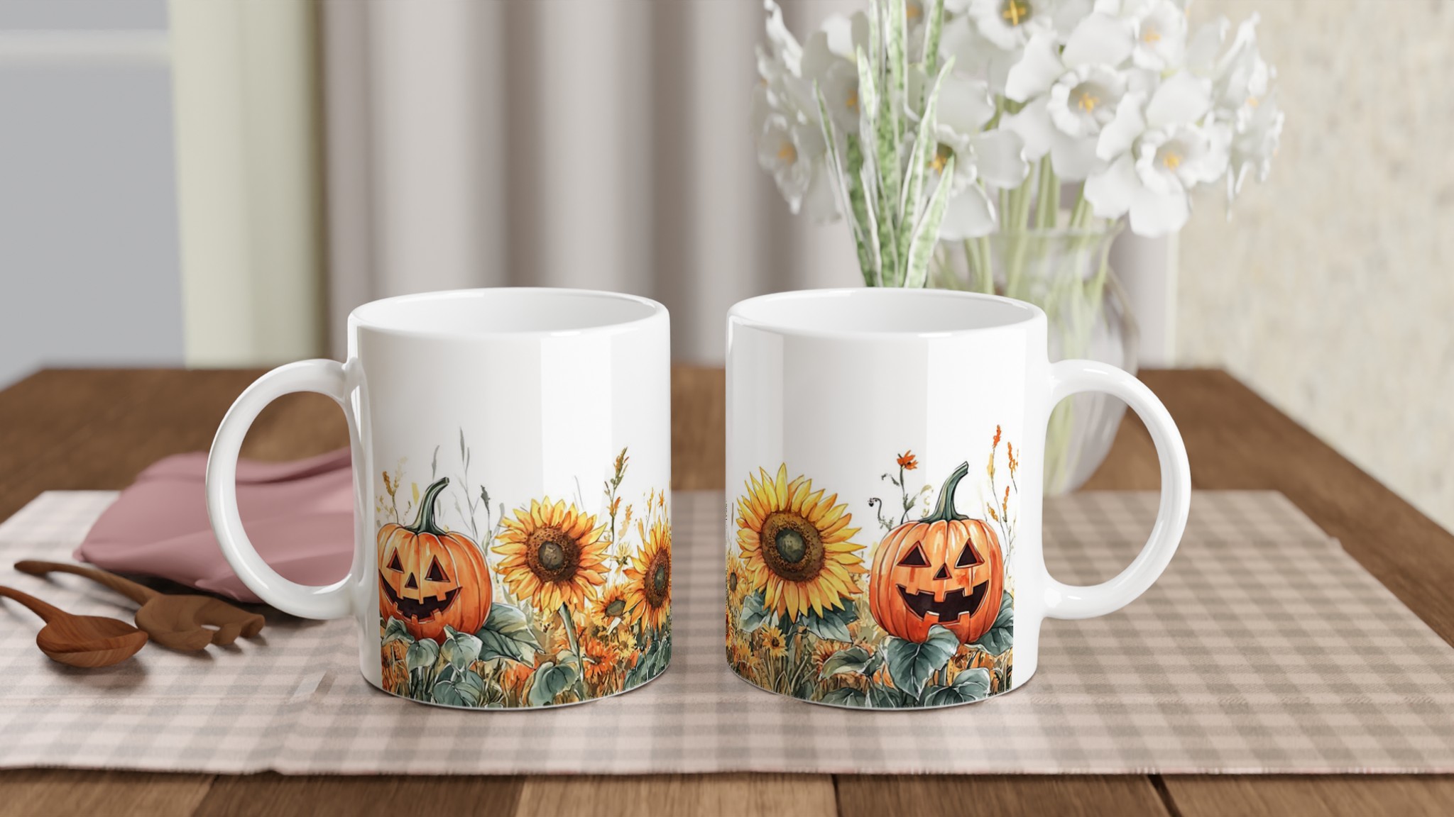 Magisk Halloween Mugg: Pumpor & Solrosor i Akvarell – Välj bland 7 Färgstarka Keramikmuggar! 10 5ba8d4bf-8079-41cd-84d3-b78e96c830a4