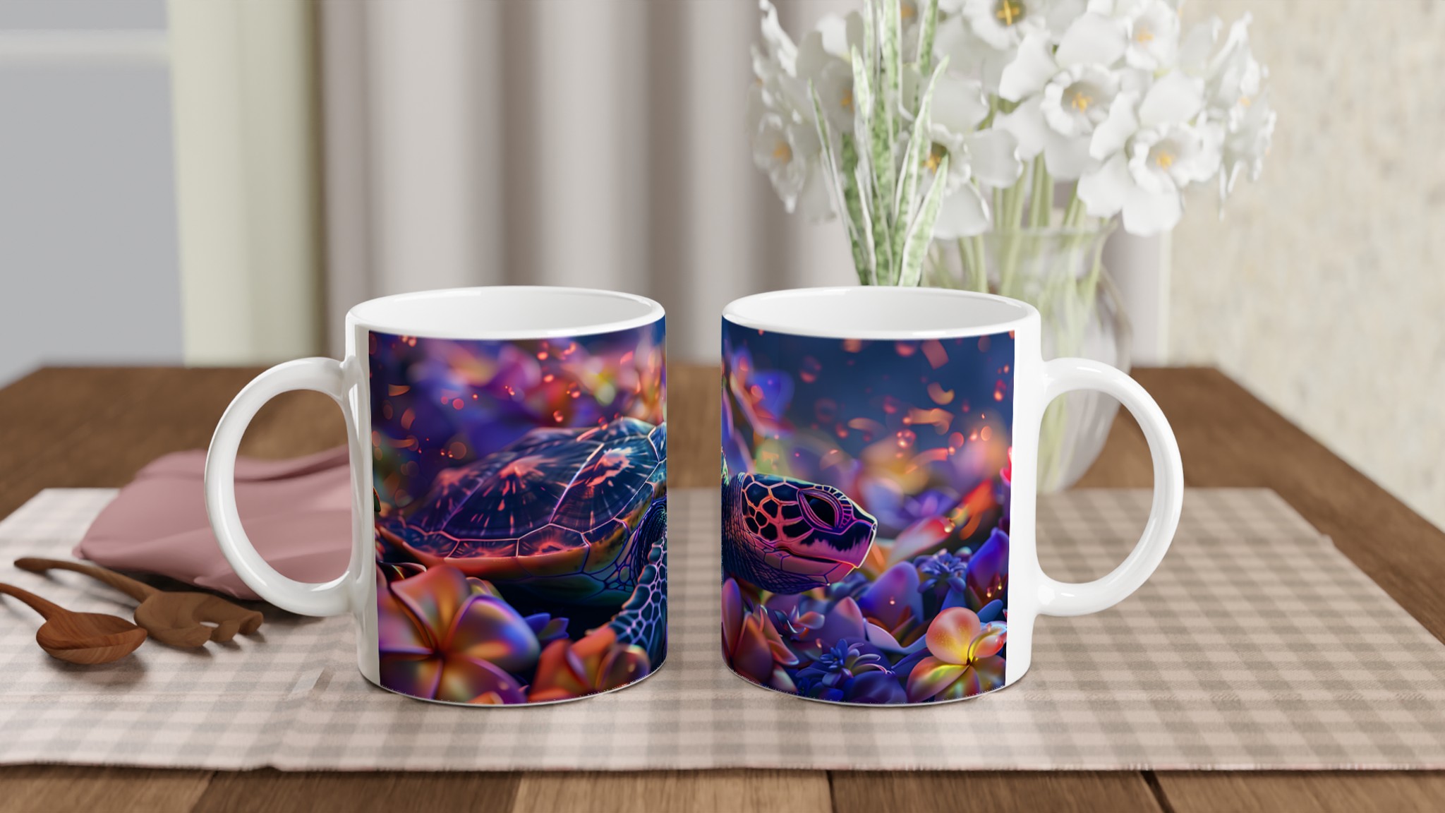 Neon Havssköldpadda 11oz Keramikmugg – Välj din färg för en magisk kaffestund! 10 5bdda702-cd2a-484a-b100-82dea64127c4