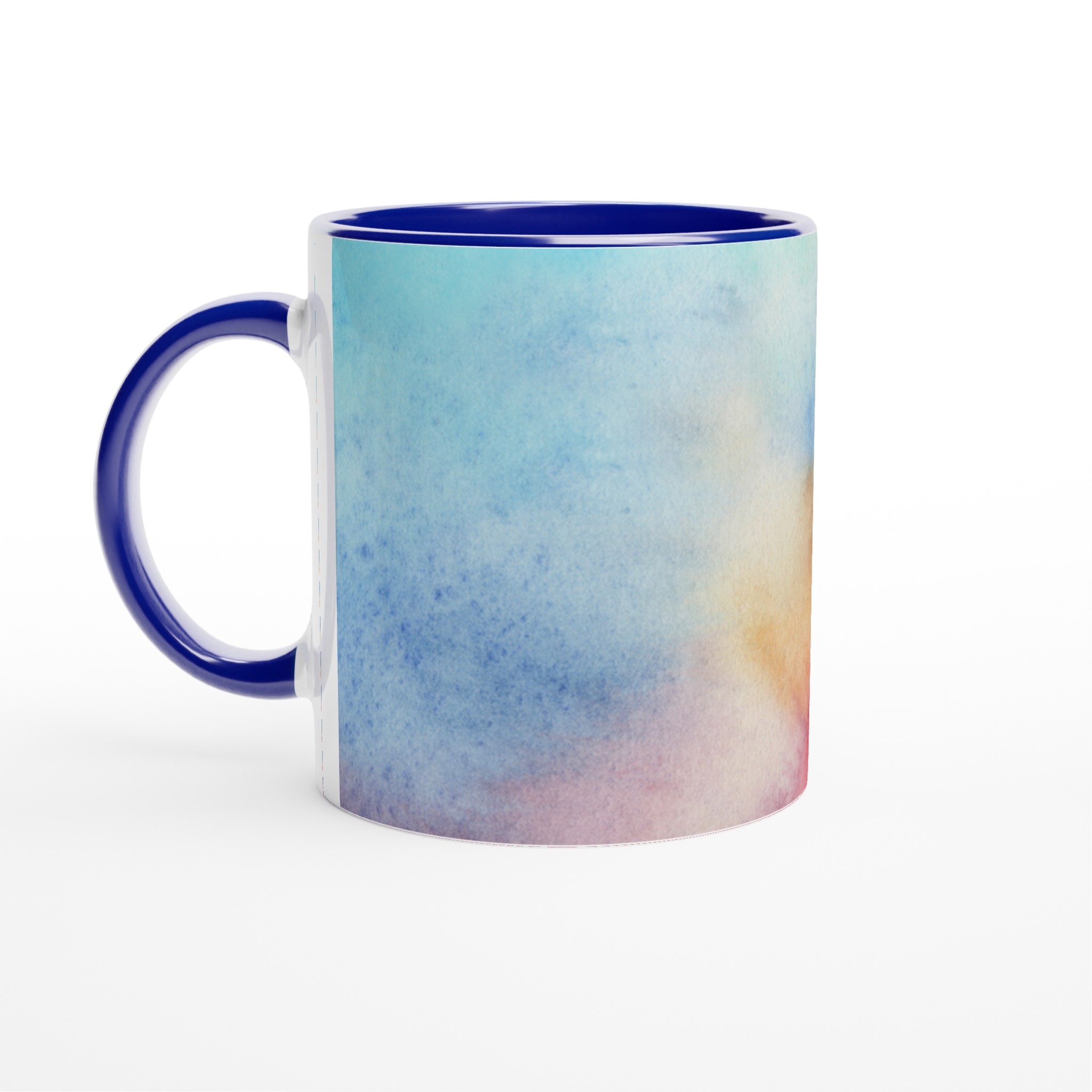 Elegant Vit 11oz Keramisk Mugg med Akvarellintryck i Flera Färger 2 5c079dc4-8203-44f8-ad09-c29d44174d8a