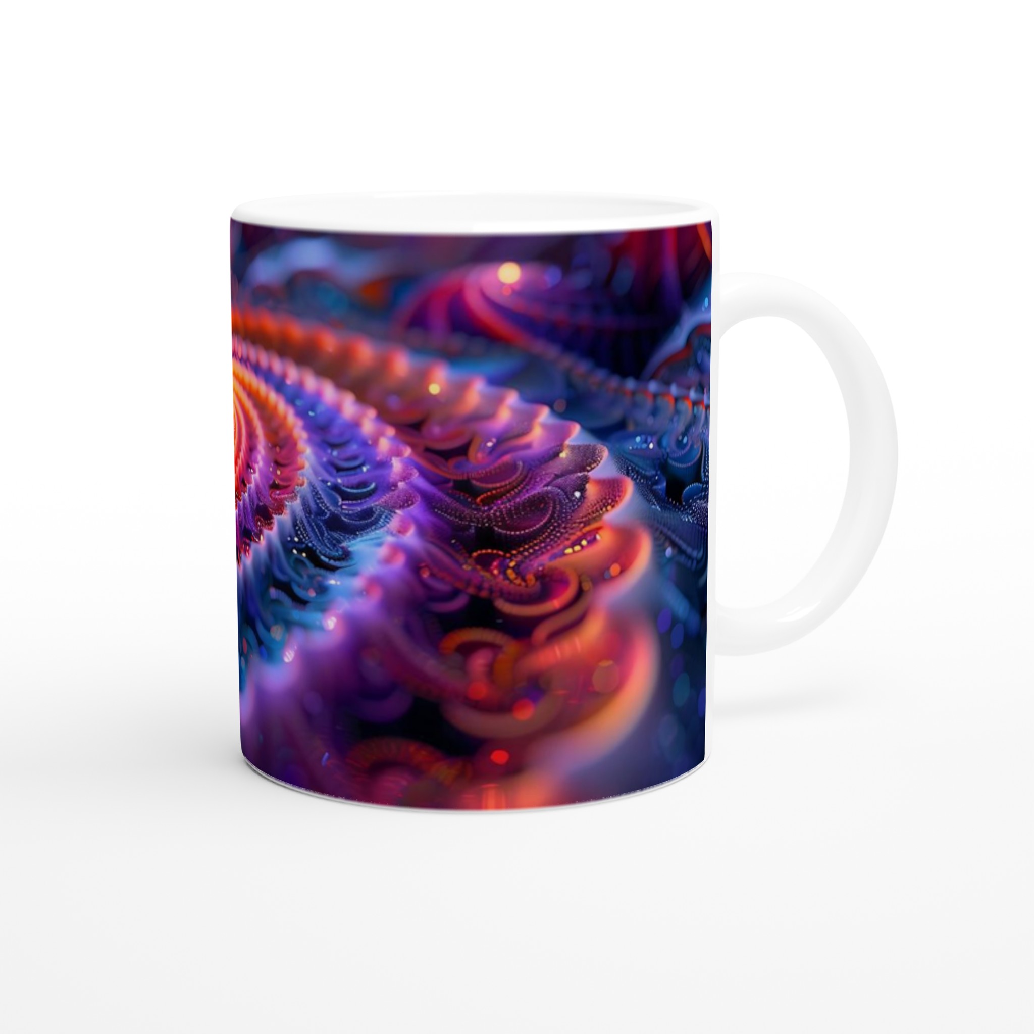 Kosmisk Spiral Mugg – Vibrerande Abstrakt Konst på 11oz Keramik, Välj Din Färg! 9 5c473a9e-a59a-4d36-96e3-c93d43691abd