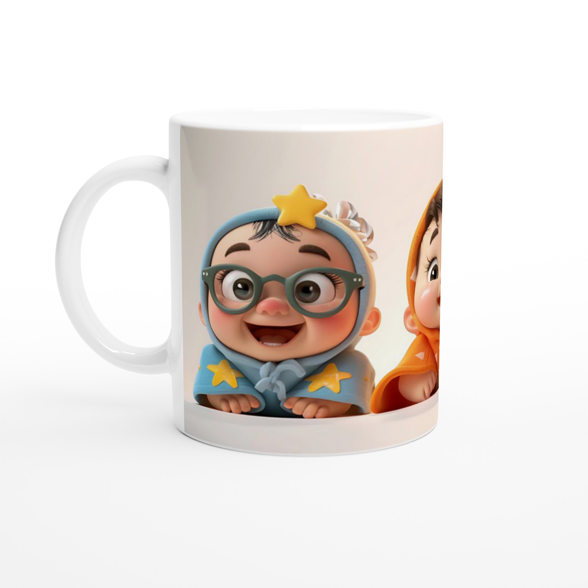 Charmiga Baby Vänner Mugg – En Glad Start på Dagen i Din Favoritfärg! 1 5c95331b-fe9a-45ad-b4b6-9049c64818f3