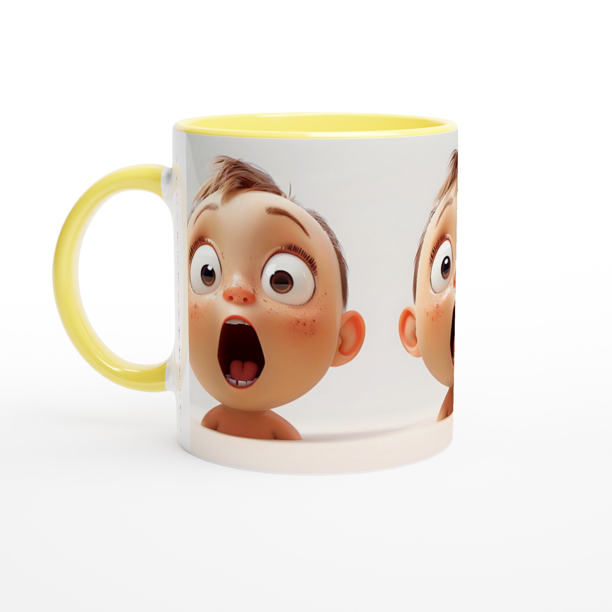 Förvånad Baby Ansikte Mugg - Charmig Keramisk Mugg för Varje Kaffestund 3 5c9f2ccc-4ab3-4840-b998-ac530c44b382