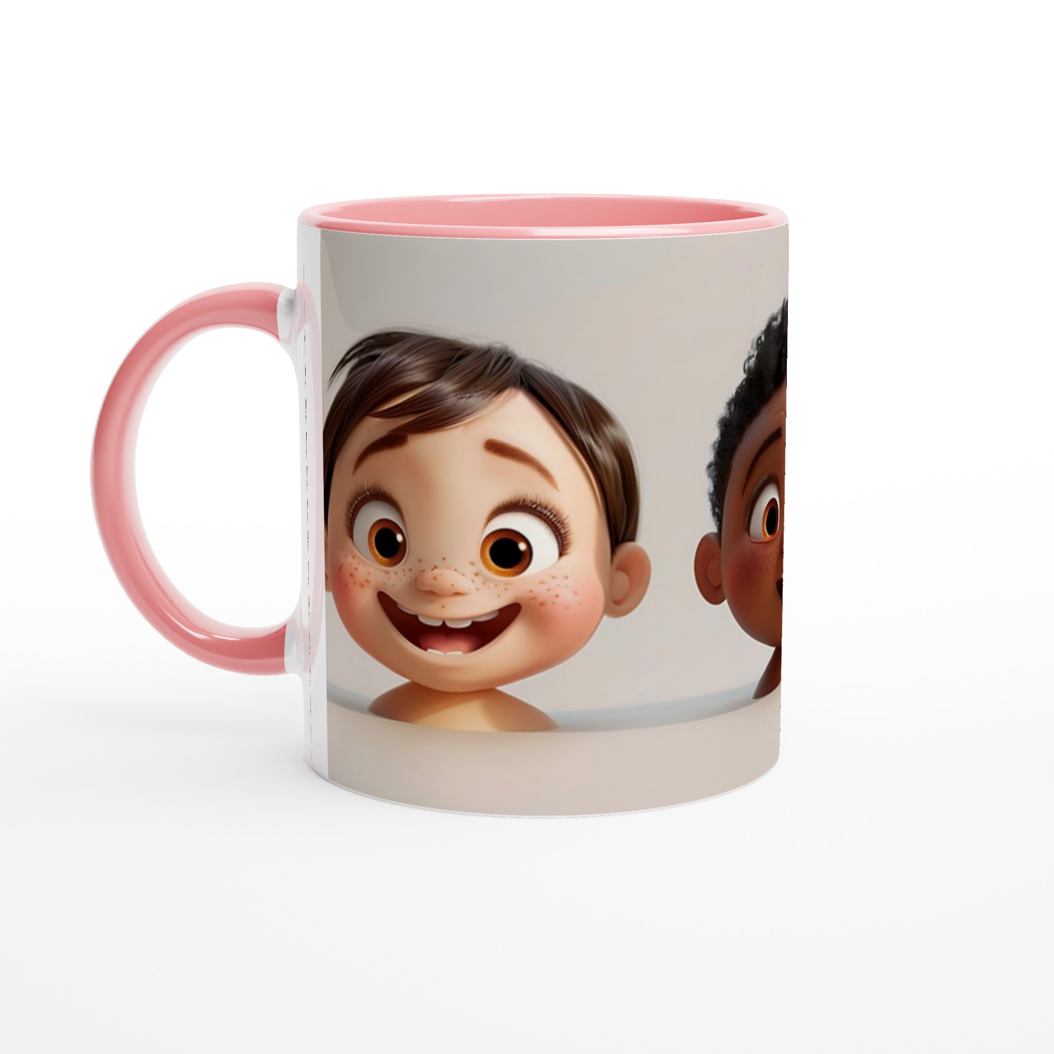 Charmiga Barndesign Keramikmugg - Skapa din glädje i vitt, gult, rosa, grönt, rött, svart eller blått! 6 5cb2e1a8-ccdb-4f70-8d23-cc0a34d8d8f8