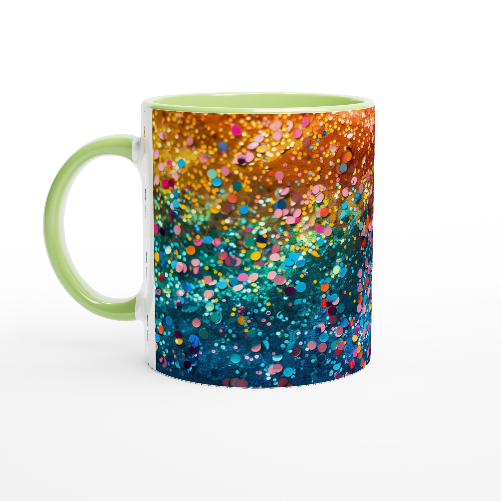 Glittrande Konfetti Keramikmugg – Färgglad 11oz Kaffekopp för Festliga Stunder i ditt Val av Färg 7 5cc44da8-3130-4772-94c3-f39b0ce7f1ee